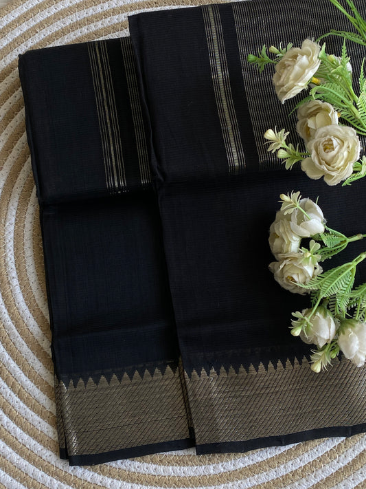 Silver Border Mangalgiri Saree 10