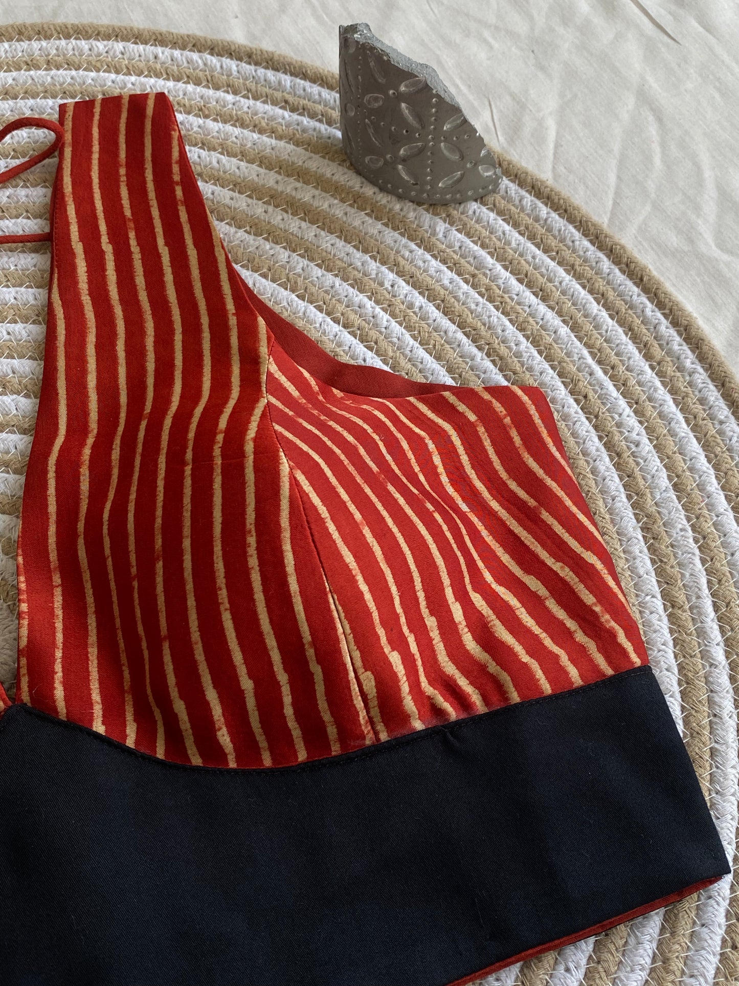 Shakuntala Ajrakh Modal Silk Blouse