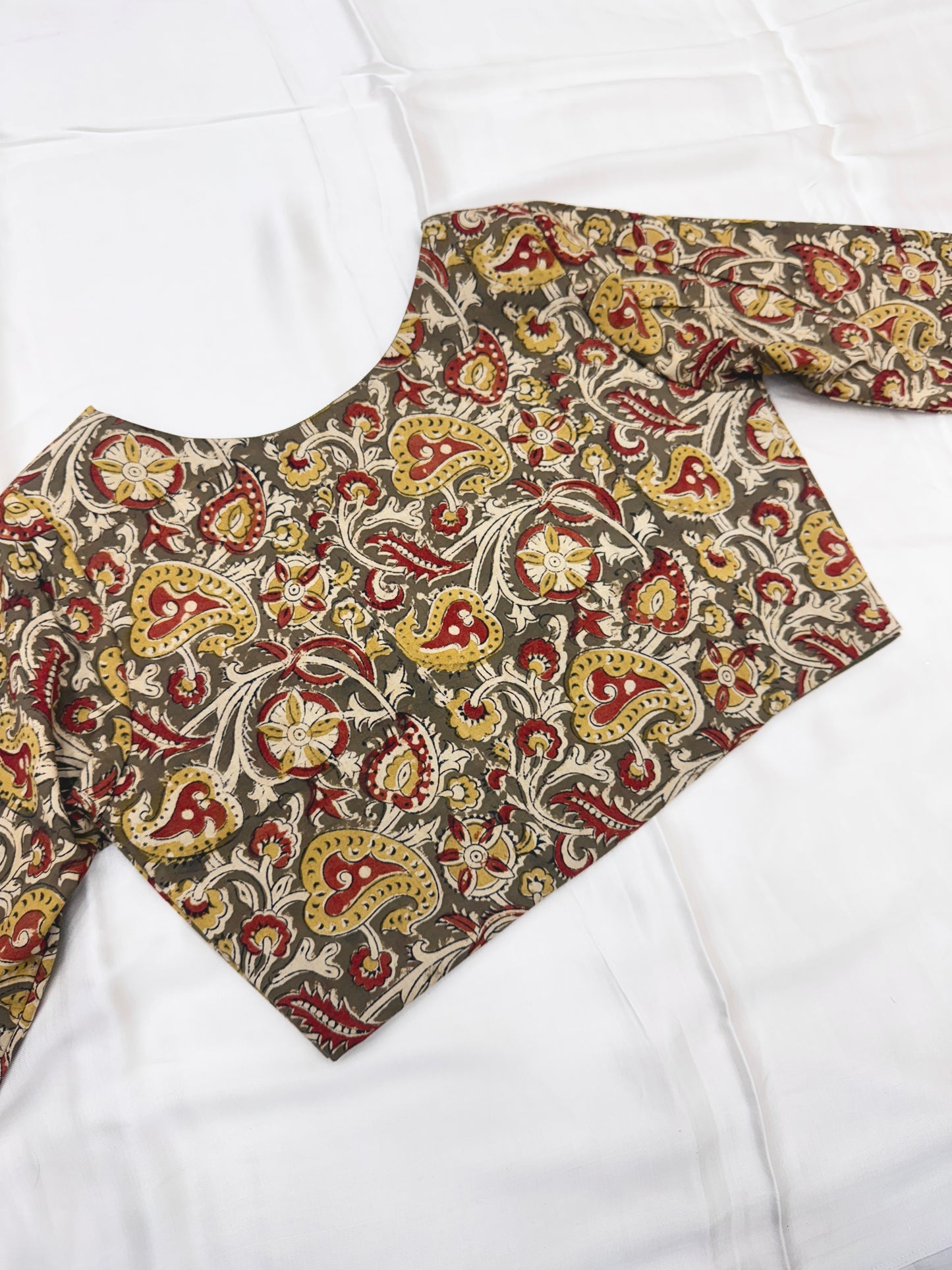 Vanya Kalamkari Elbow Blouse