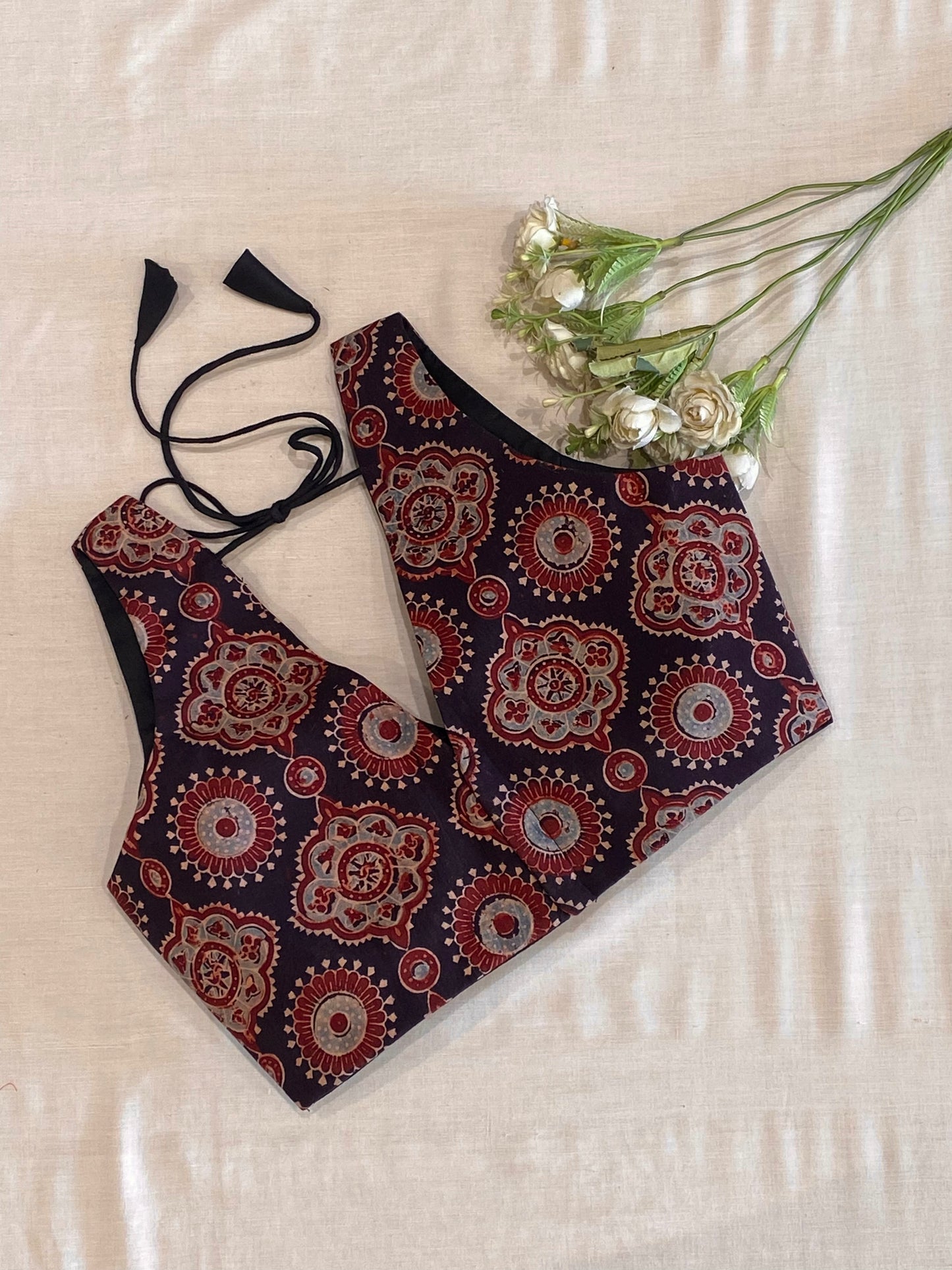 Chakra Ajrakh Cotton Blouse