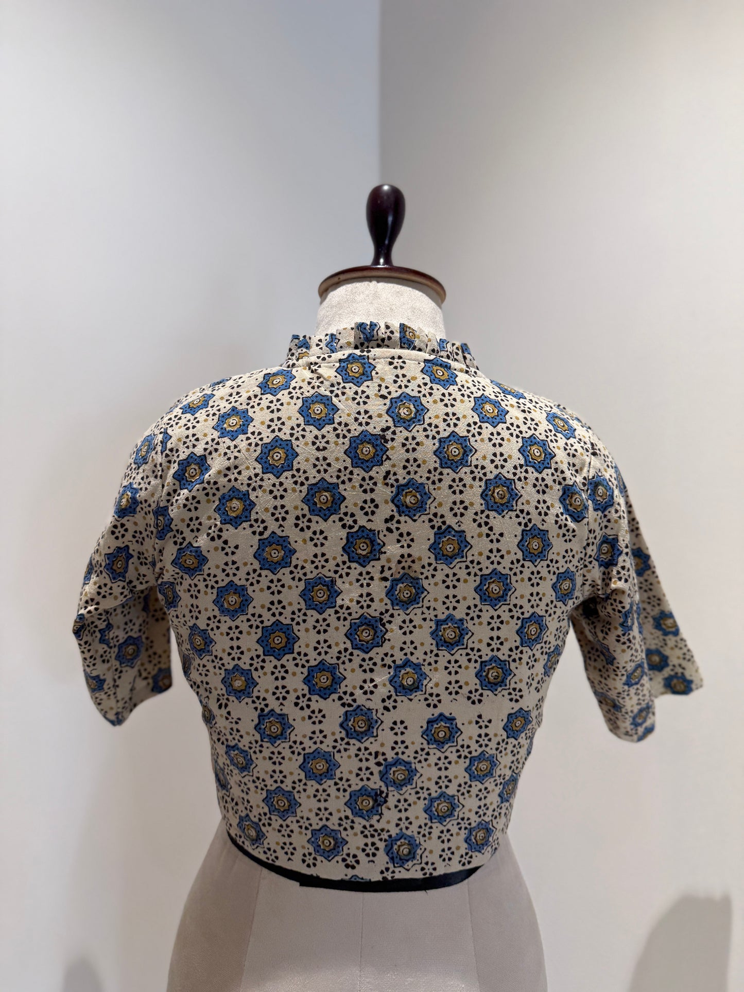 Neel Tara Ajrakh Cotton Blouse