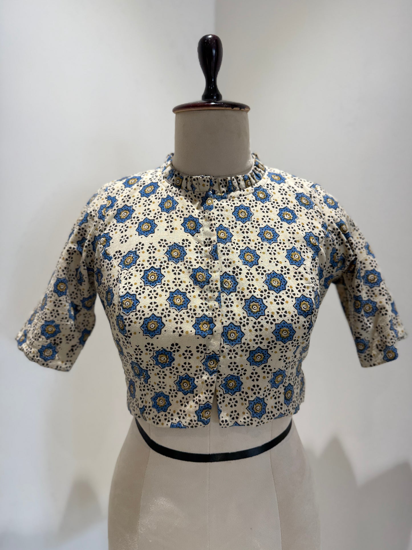 Neel Tara Ajrakh Cotton Blouse