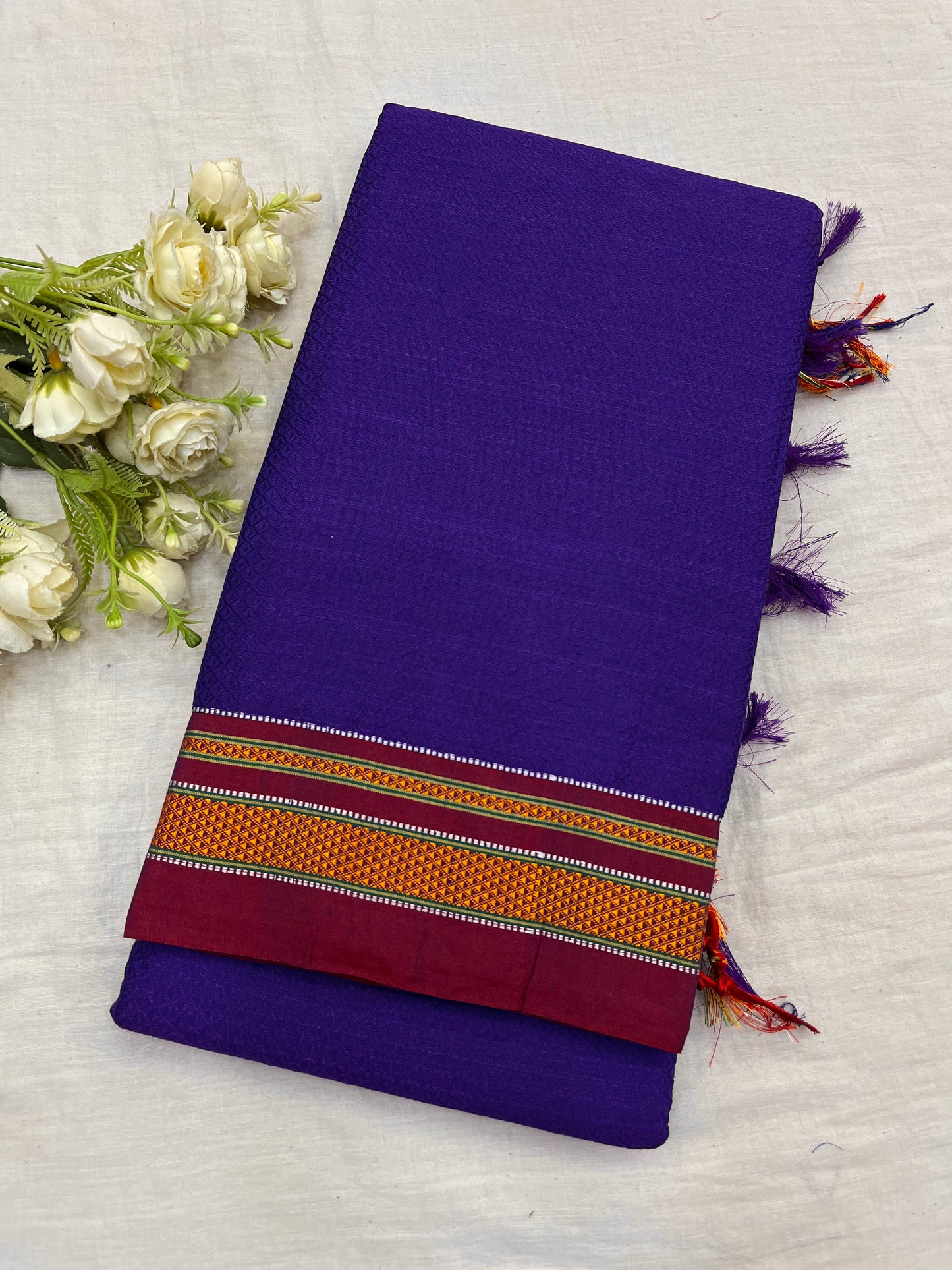 Ink Purple Khun Saree