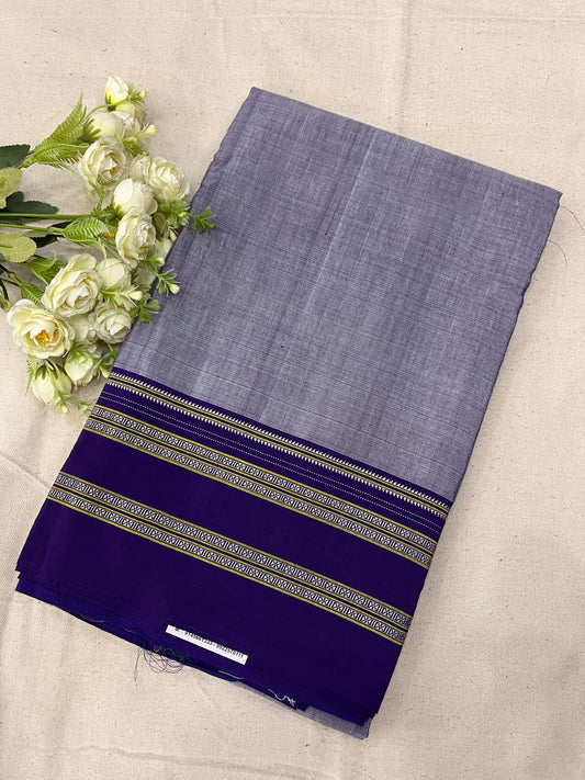 Denim Purple Ilkal Saree