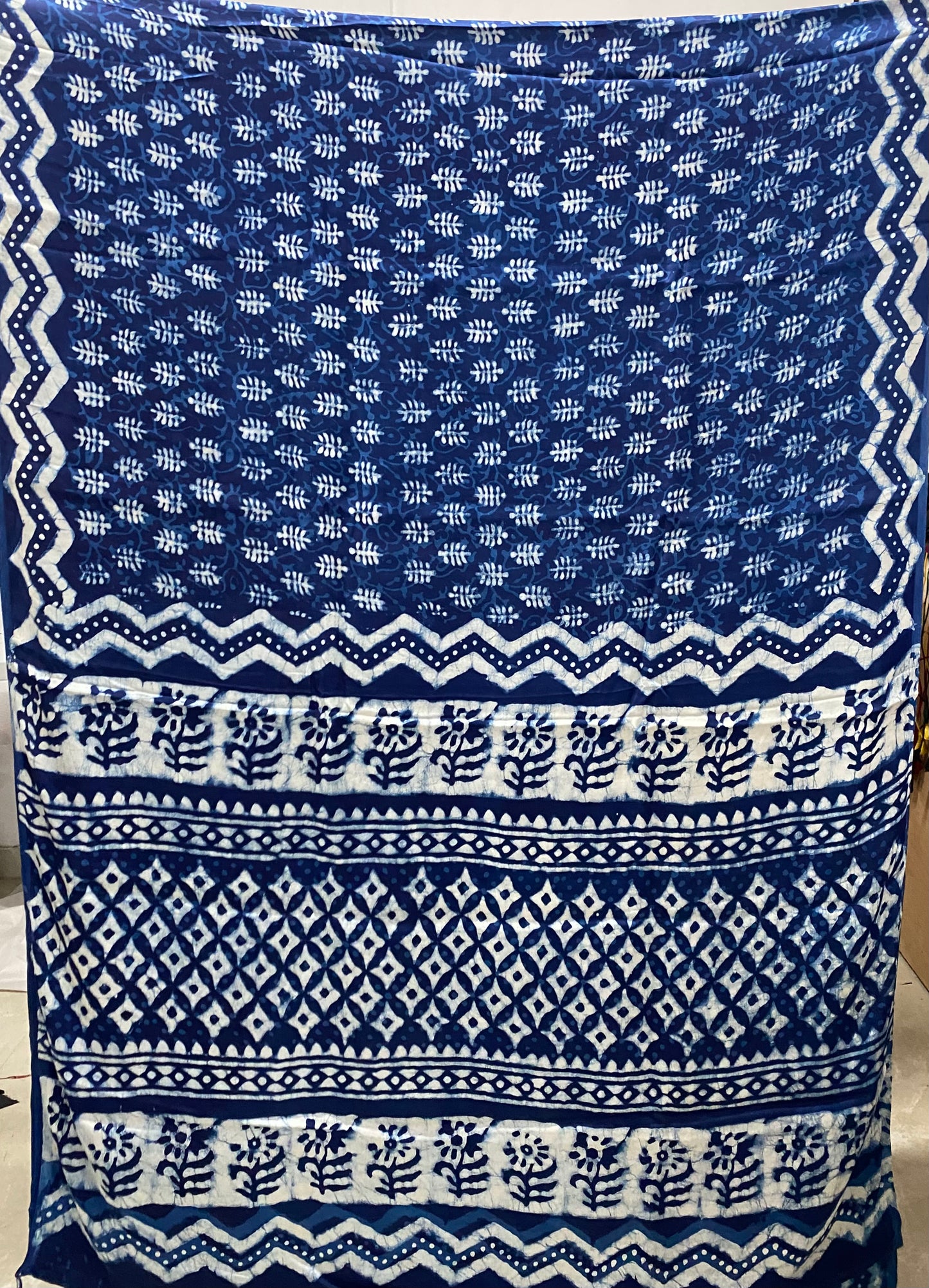 Indigo Modal Silk Saree 6