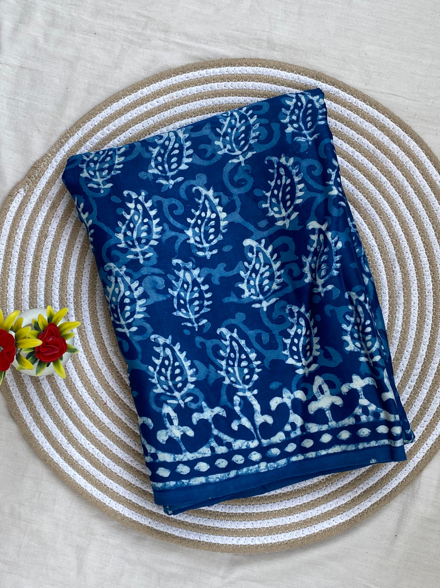 Indigo Modal Silk Saree 23