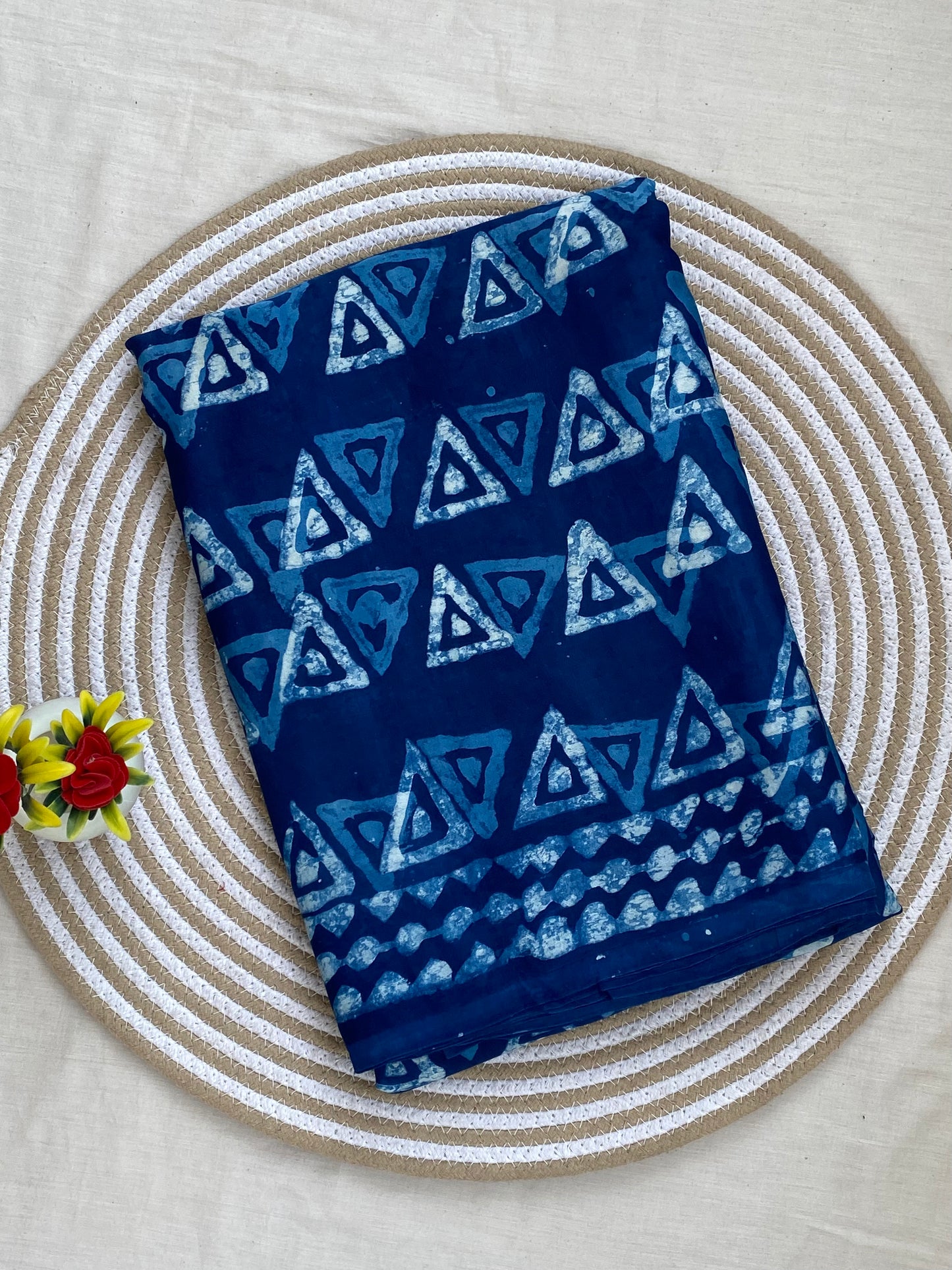 Indigo Modal Silk Saree 19