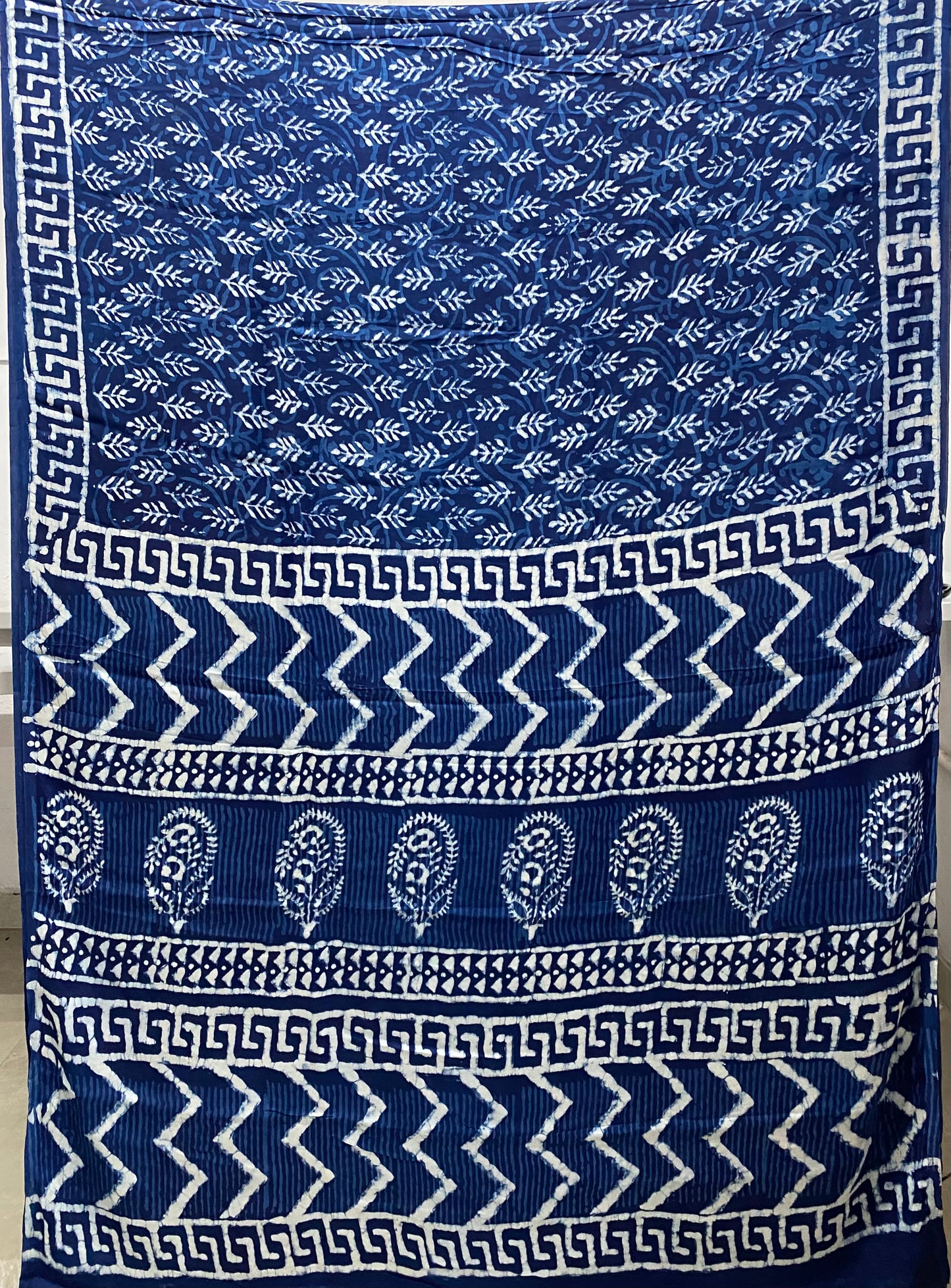 Indigo Modal Silk Saree 15