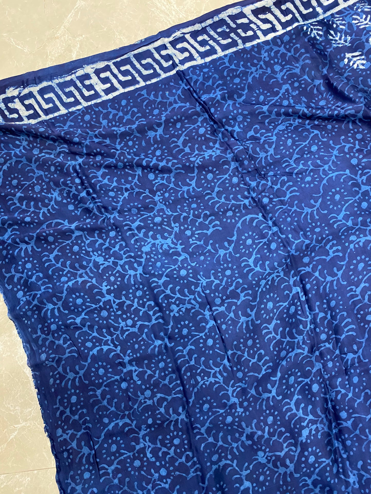 Indigo Modal Silk Saree 15