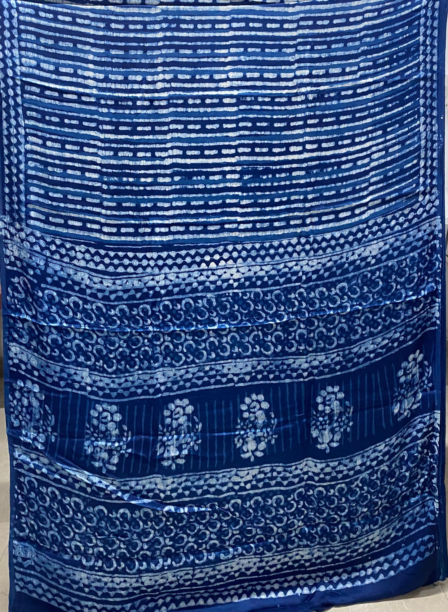 Indigo Modal Silk Saree 8