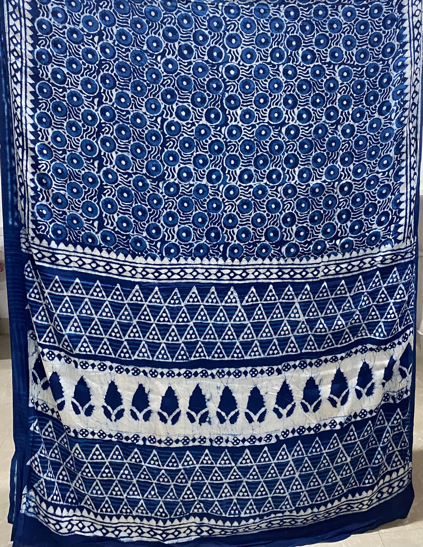 Indigo Modal Silk Saree 2