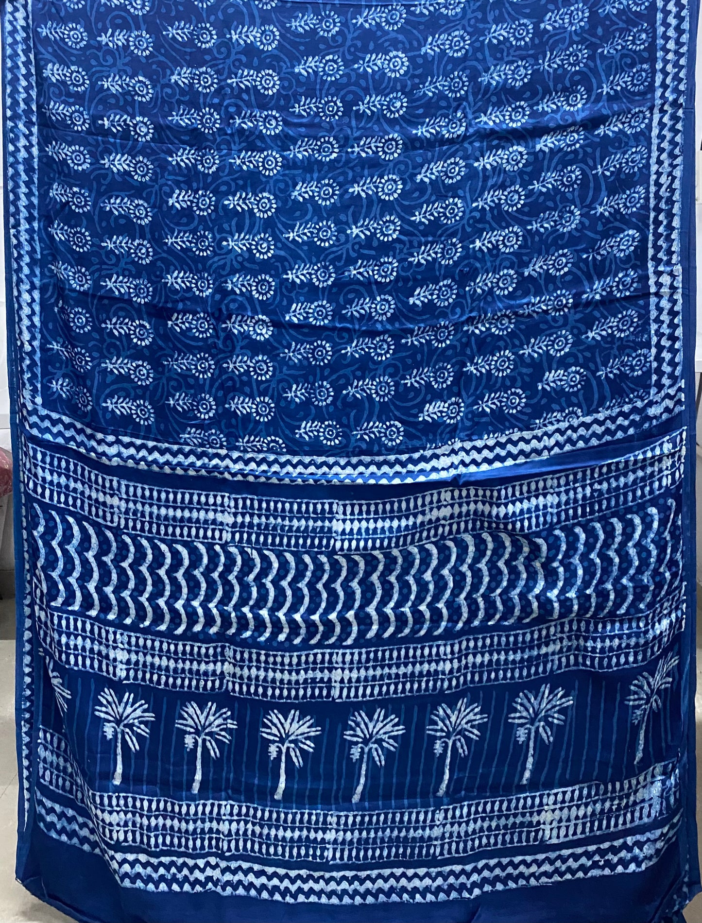 Indigo Modal Silk Saree 4