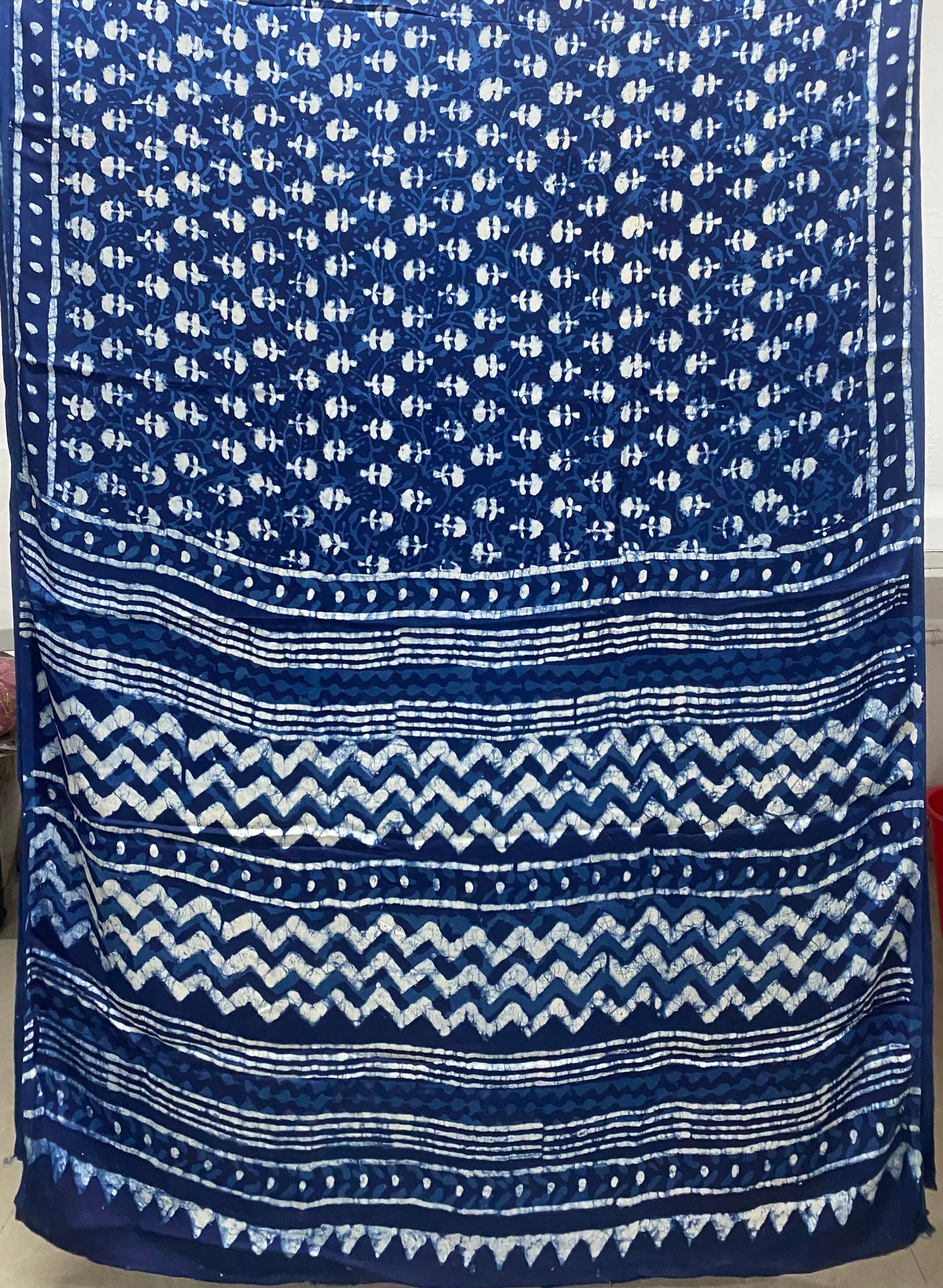 Indigo Modal Silk Saree 14
