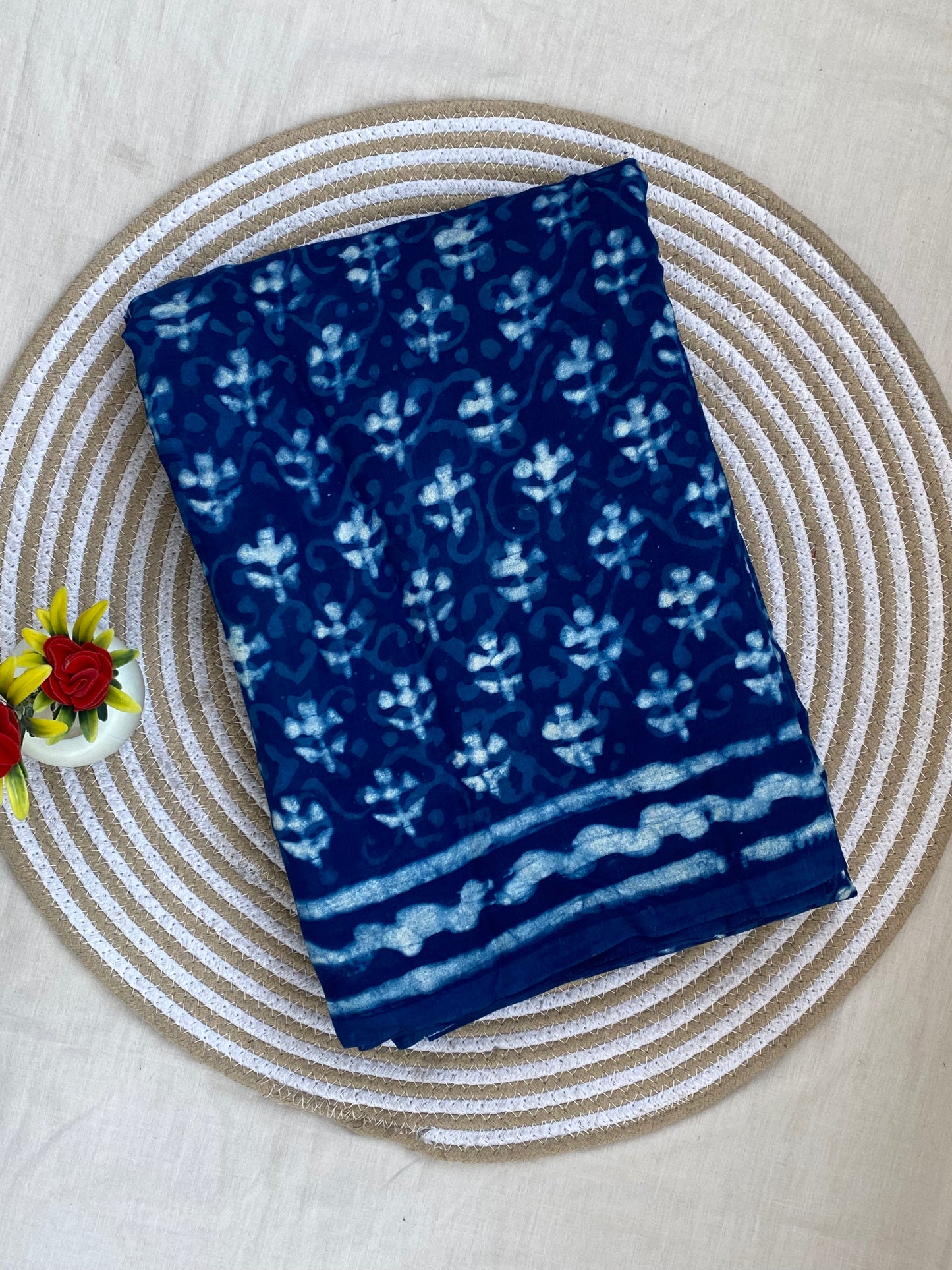 Indigo Modal Silk Saree 18