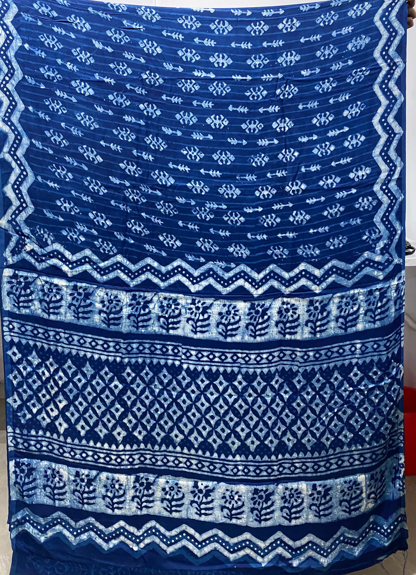 Indigo Modal Silk Saree 10