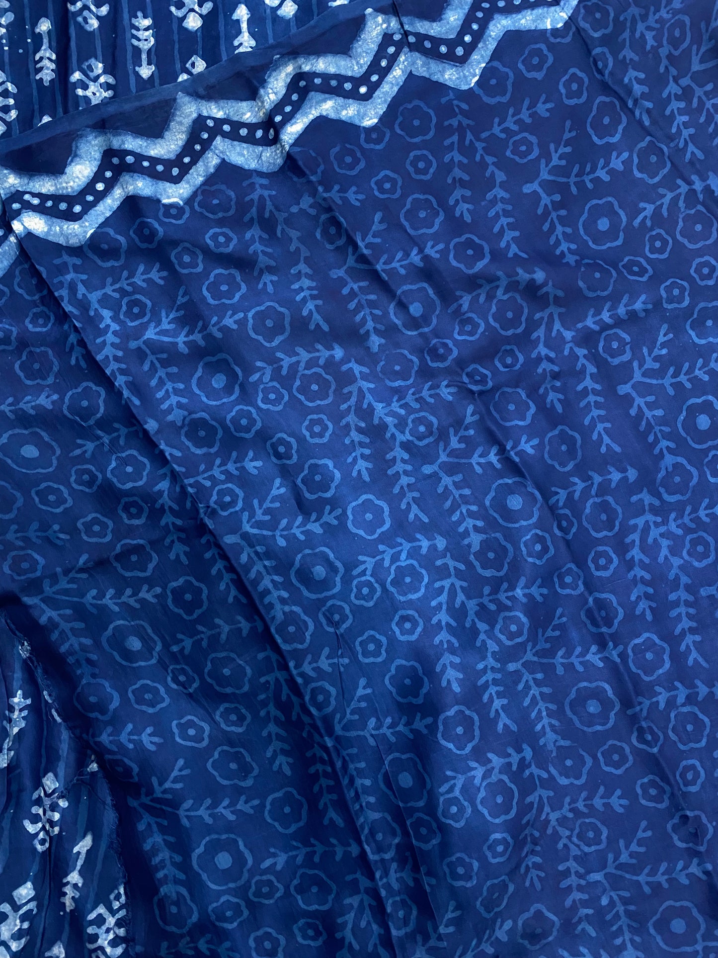 Indigo Modal Silk Saree 10