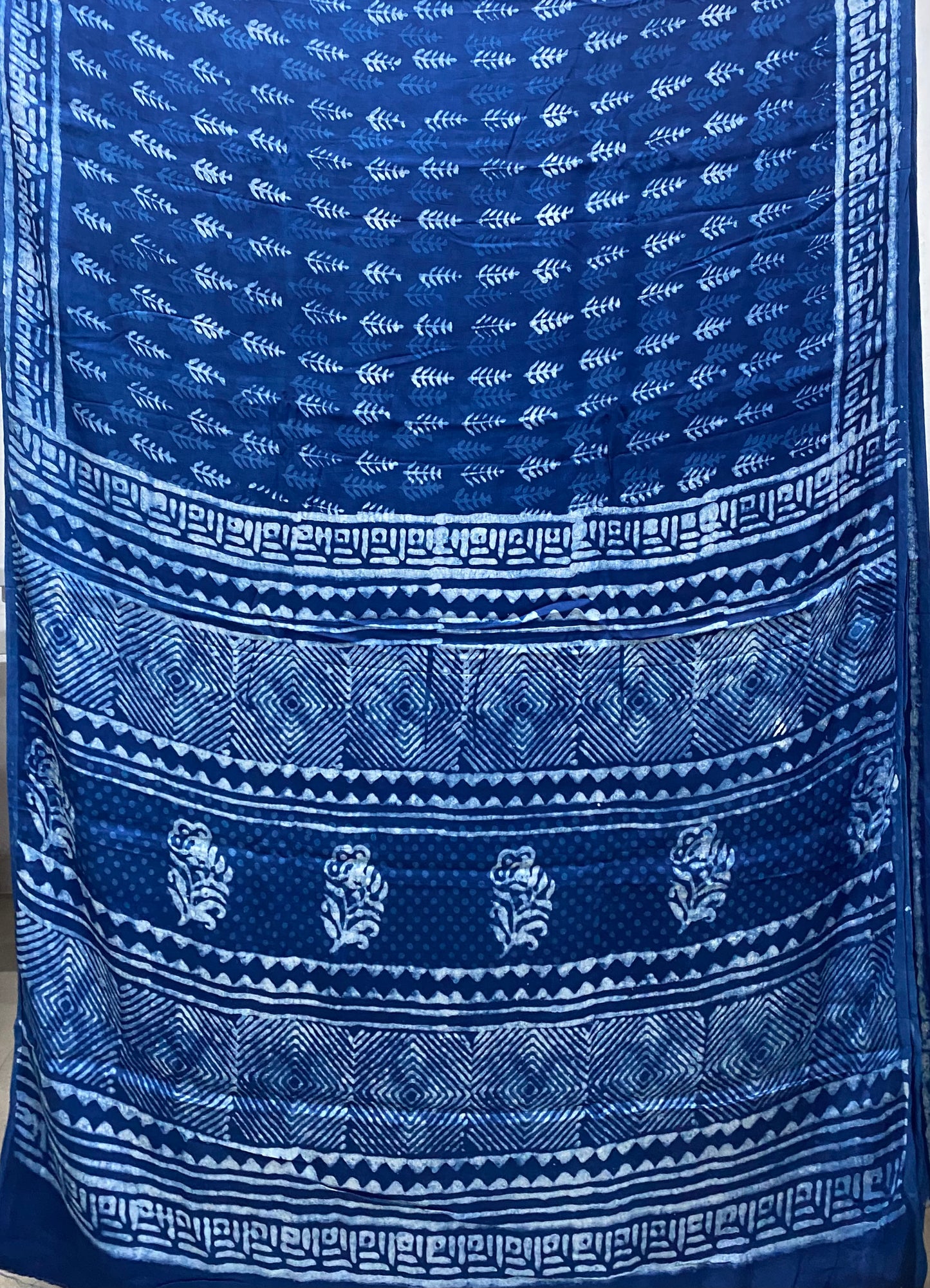 Indigo Modal Silk Saree 5