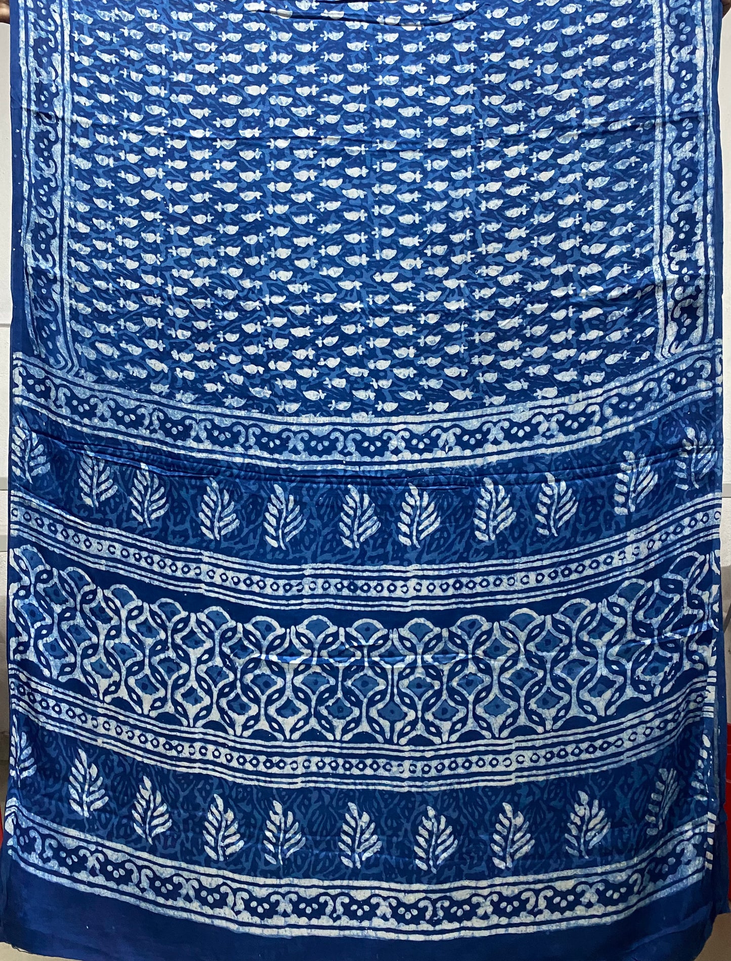 Indigo Modal Silk Saree 1