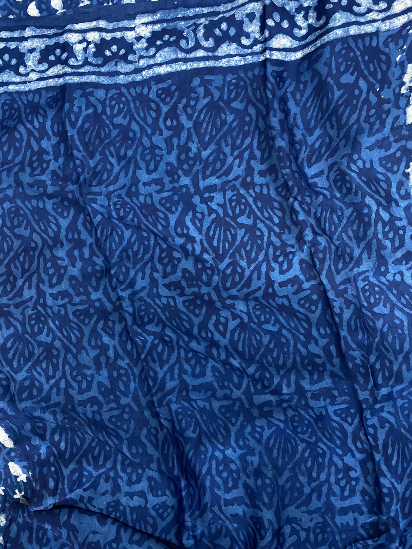 Indigo Modal Silk Saree 1