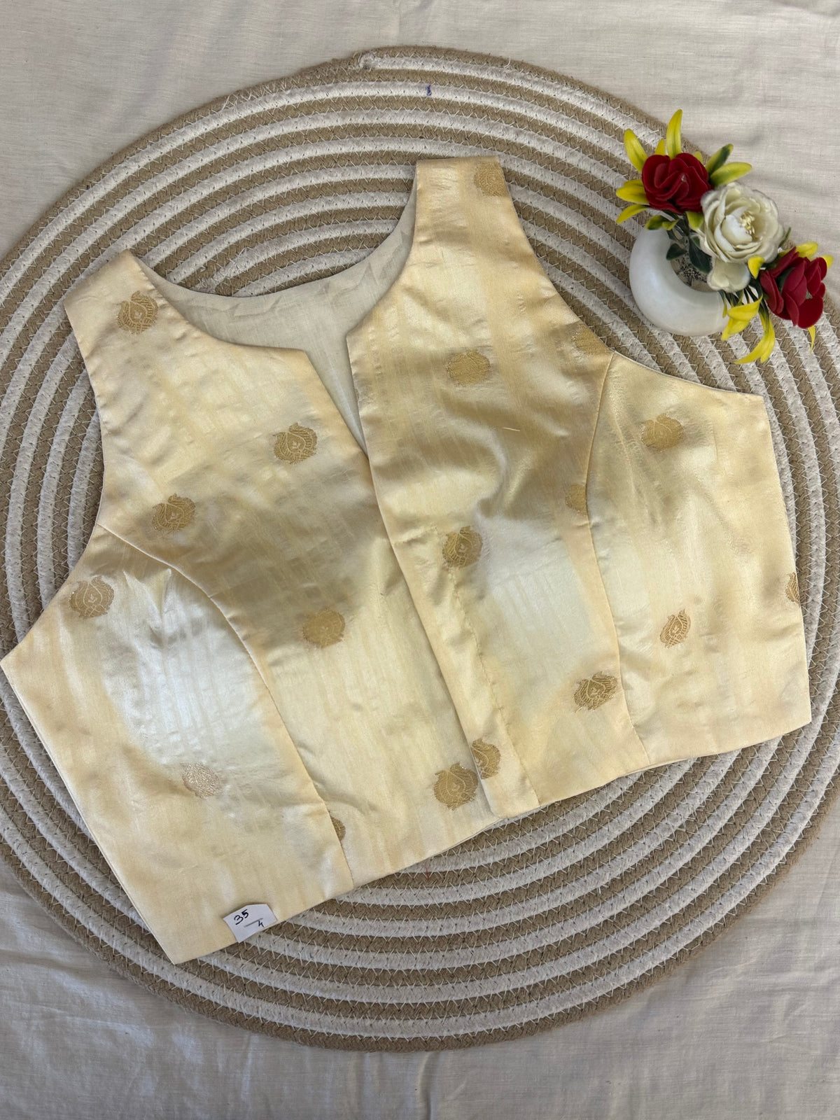 Pookkalam Racer Back Blouse