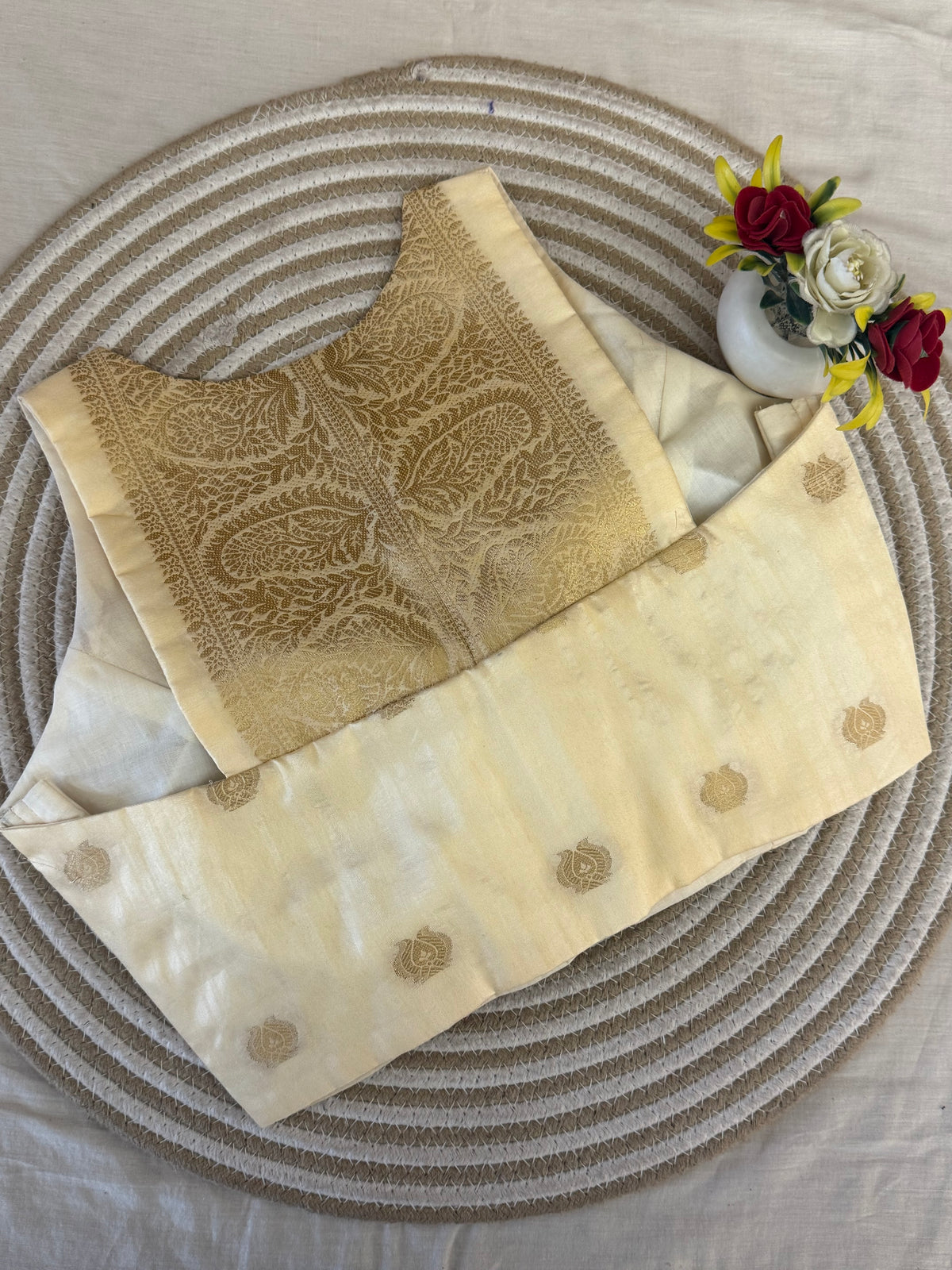 Pookkalam Racer Back Blouse