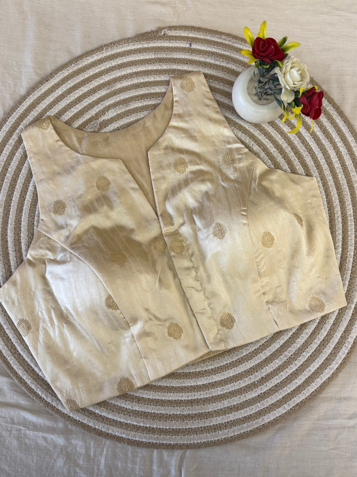 Foam Patta Racer Back Blouse
