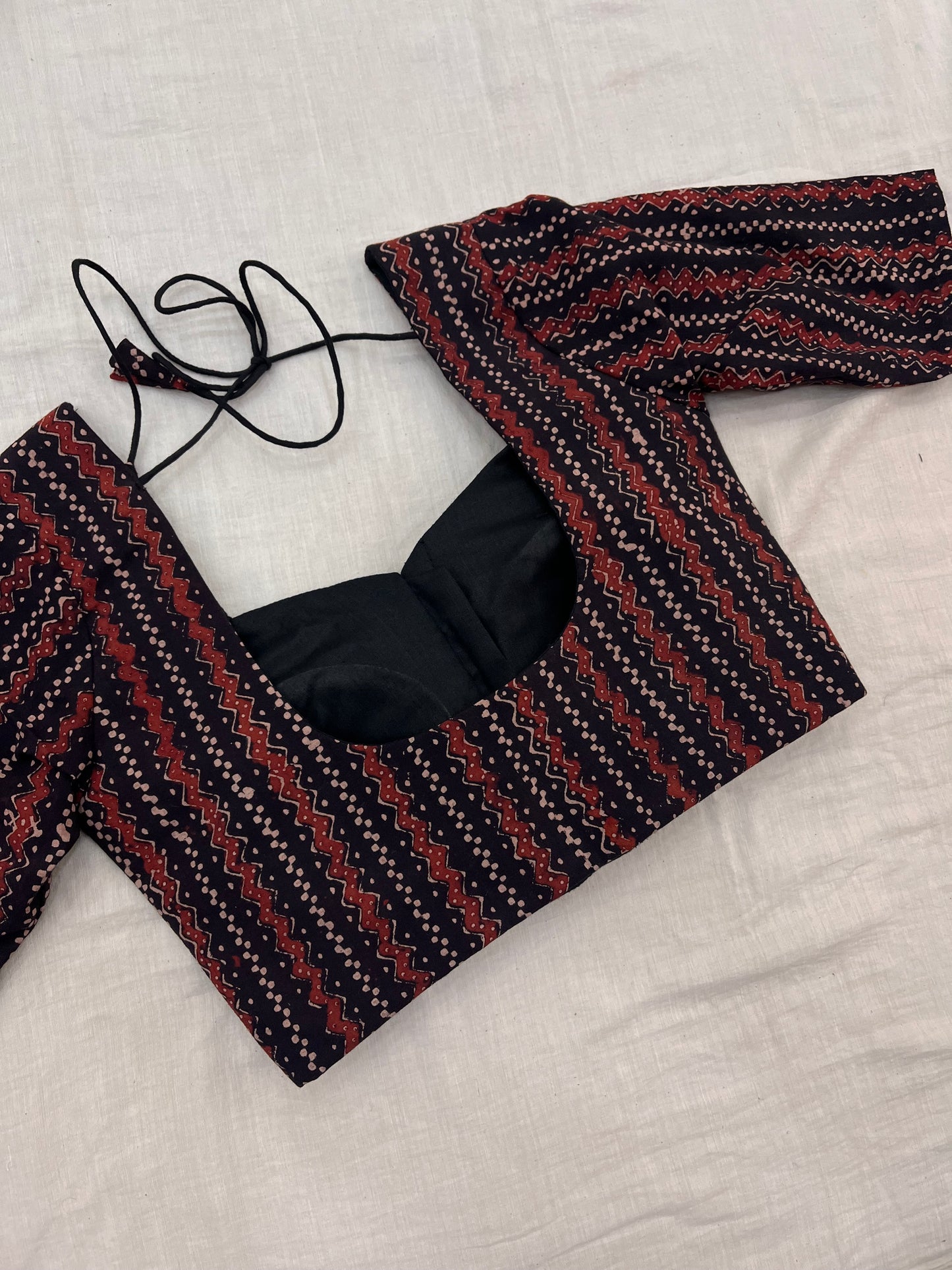 Coffee Toffee Saree Blouse Combo Set