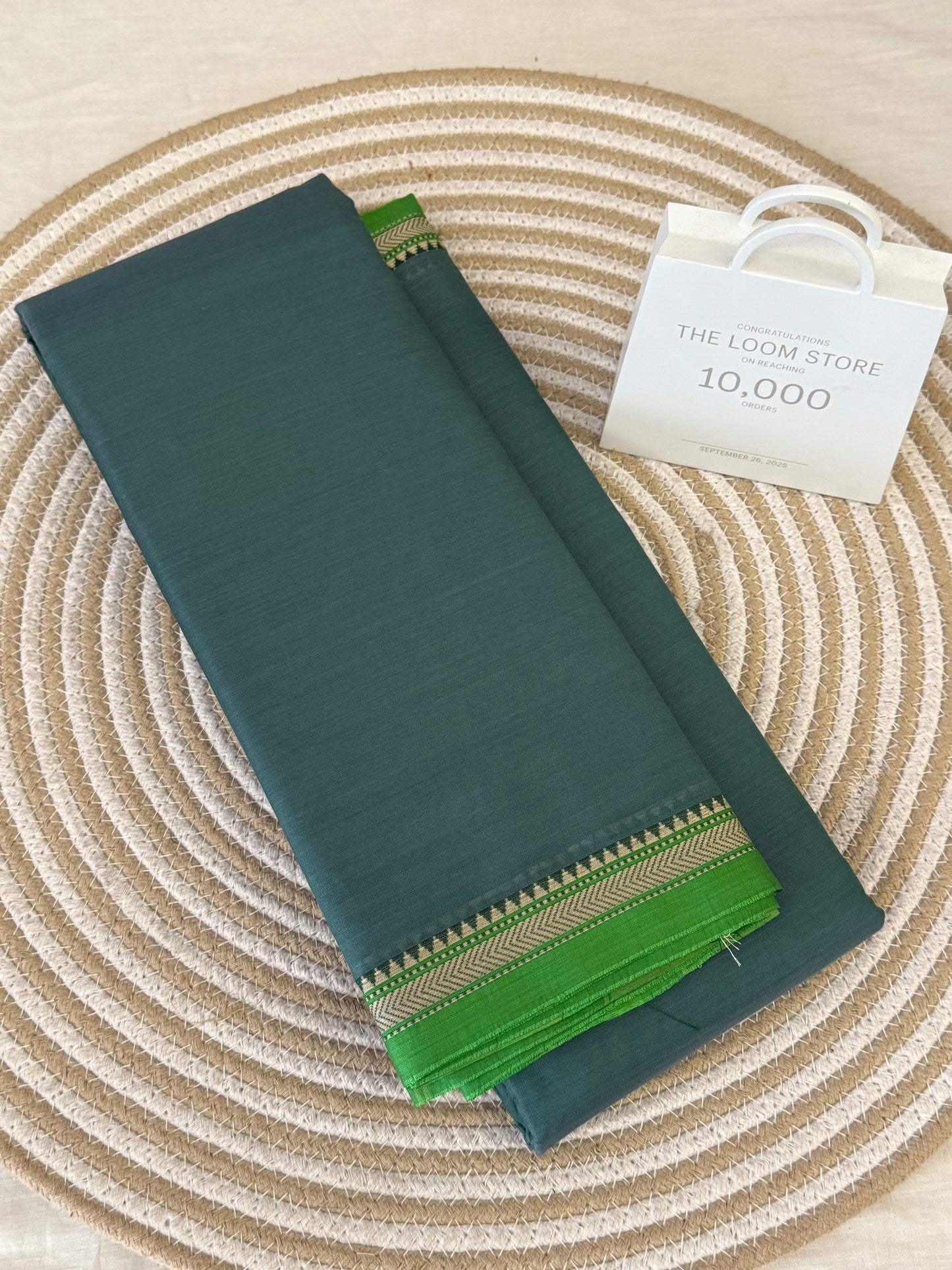 Vijaypura Aari Border Cotton Saree - 12