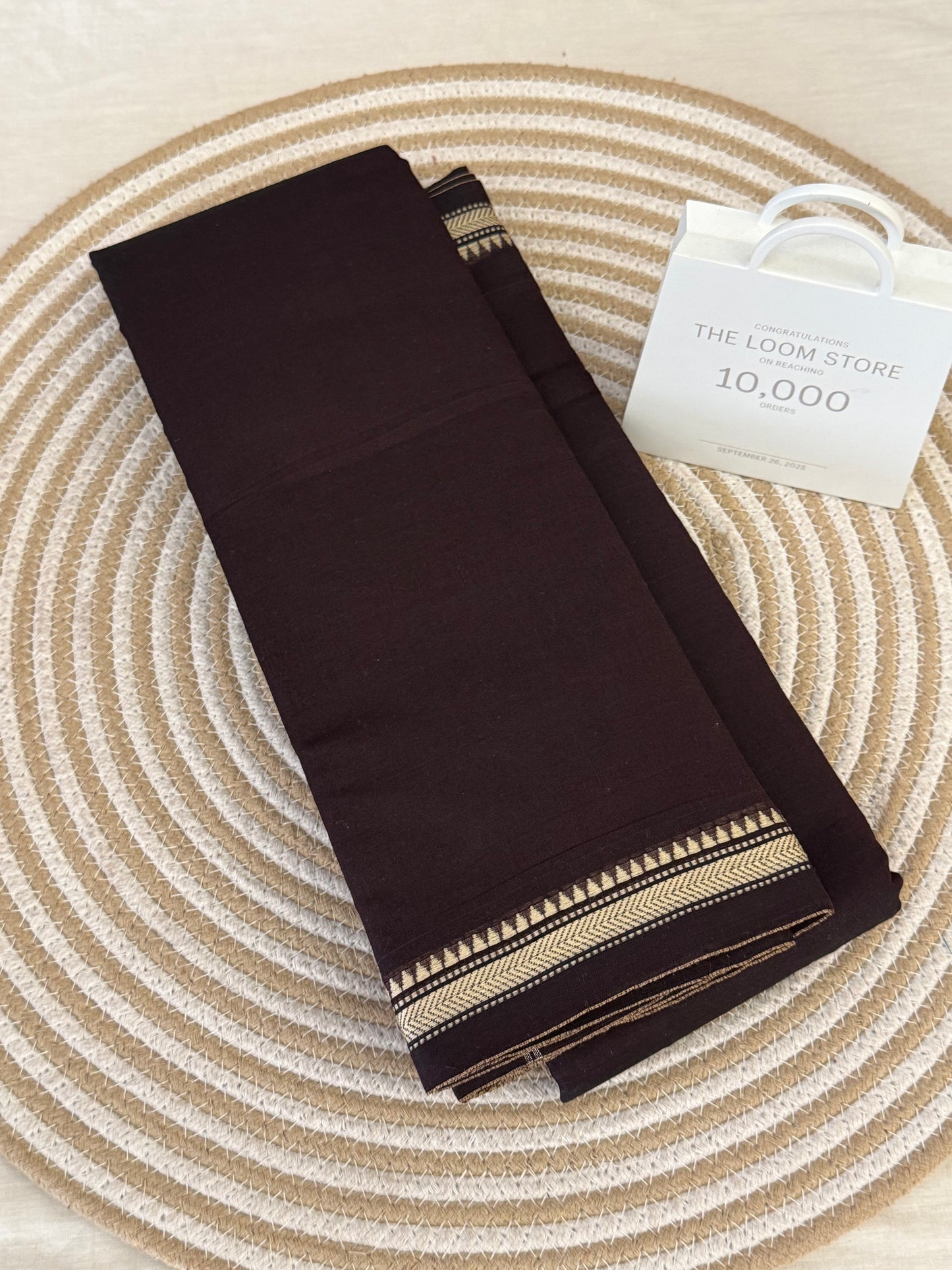 Vijaypura Aari Border Cotton Saree - 11