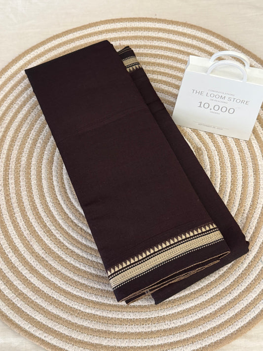 Vijaypura Aari Border Cotton Saree - 11