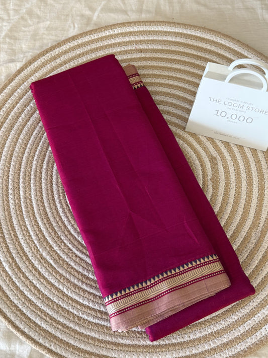 Vijaypura Aari Border Cotton Saree - 02
