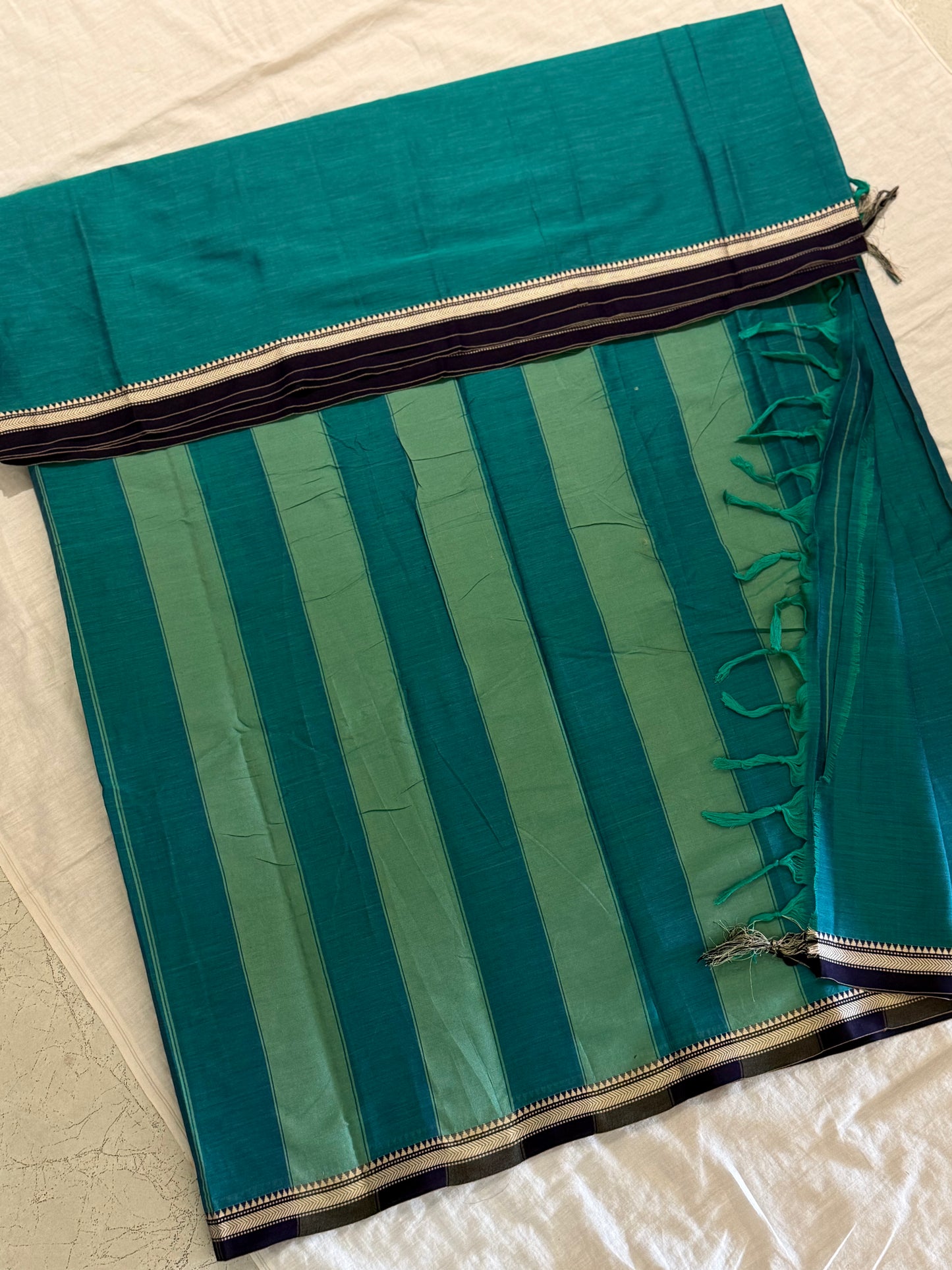 Vijaypura Aari Border Cotton Saree - 01