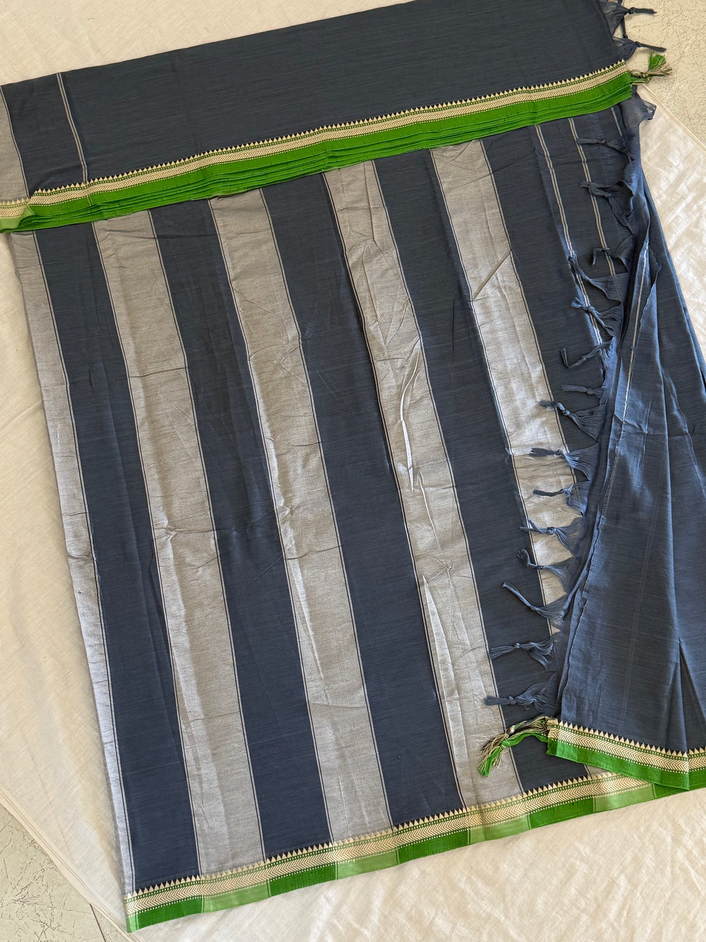 Vijaypura Aari Border Cotton Saree - 08