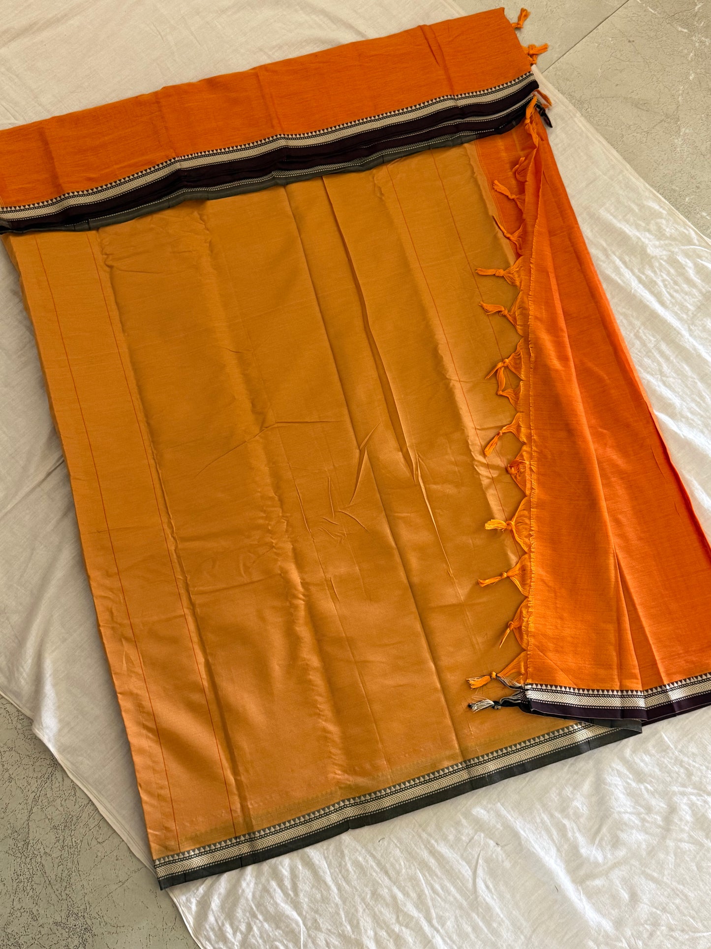Vijaypura Aari Border Cotton Saree - 09