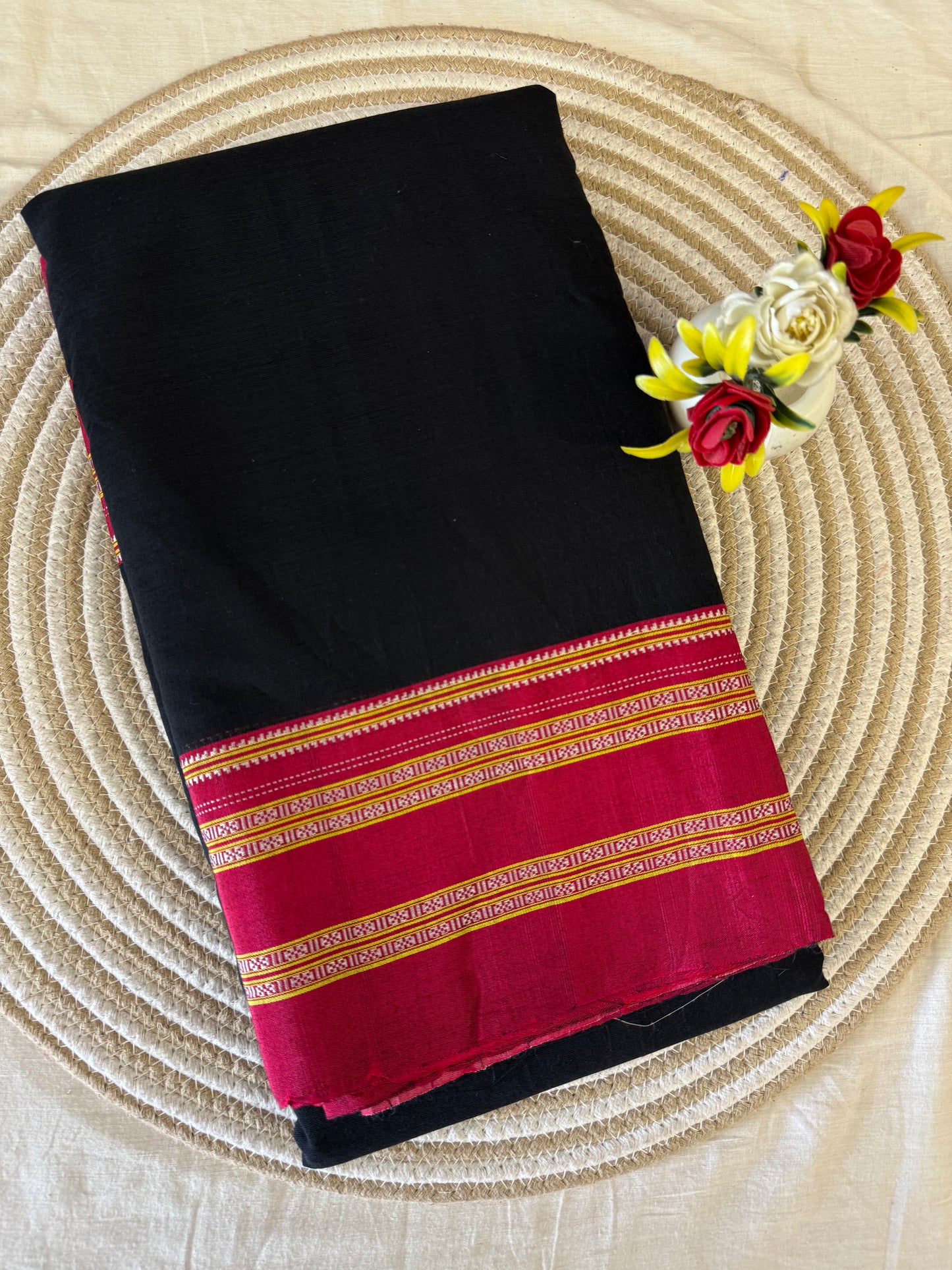 Handloom Gayatri Border ilkal Saree 04
