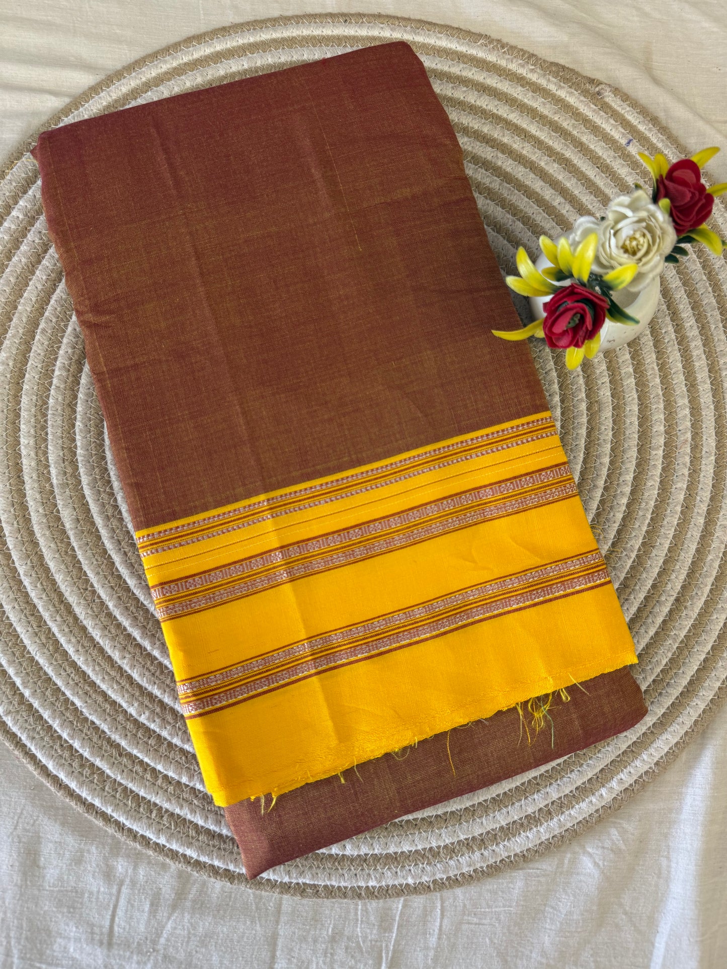 Handloom Gayatri Border ilkal Saree 06