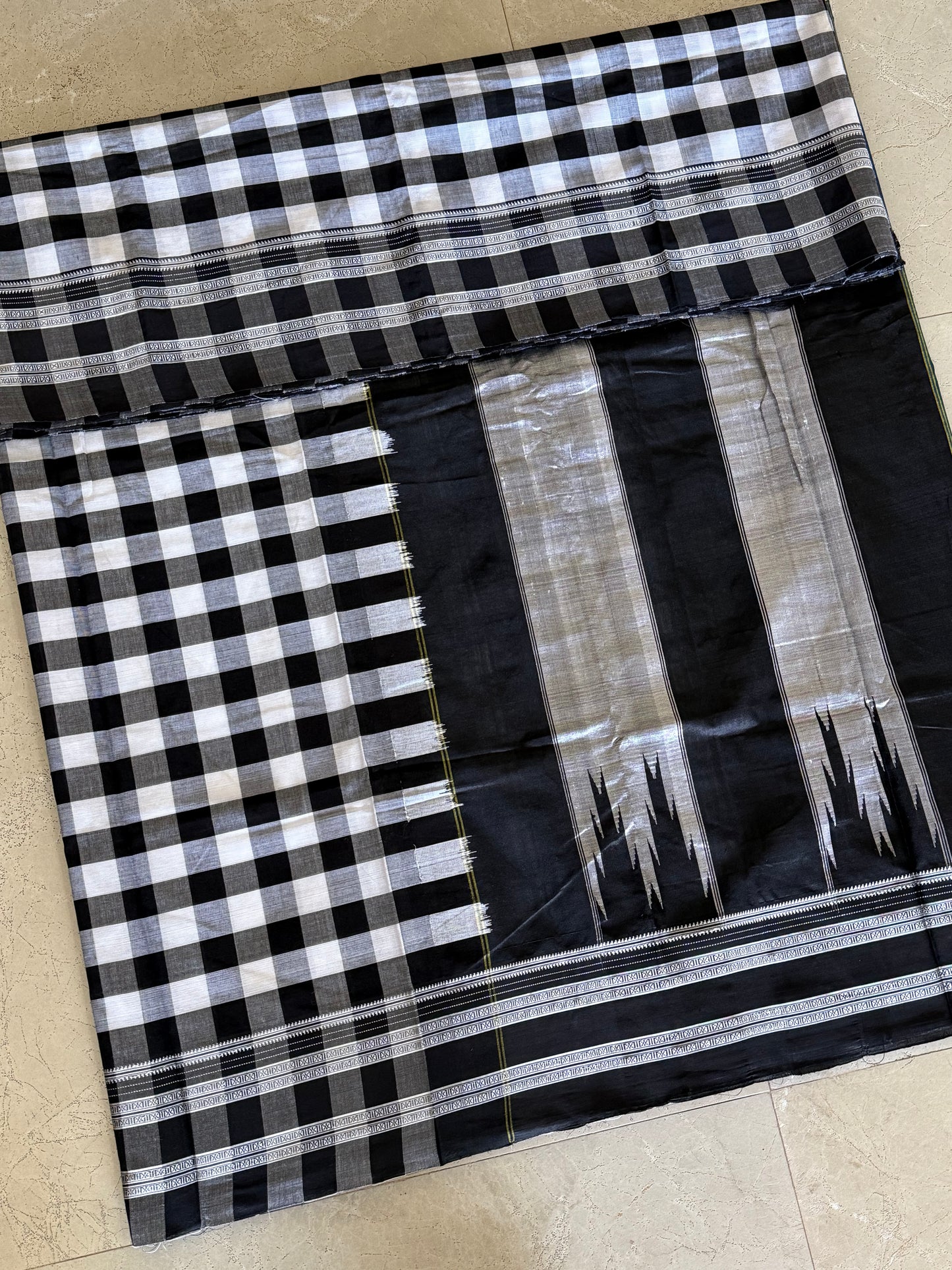 Handloom Gayatri Border ilkal Saree 01