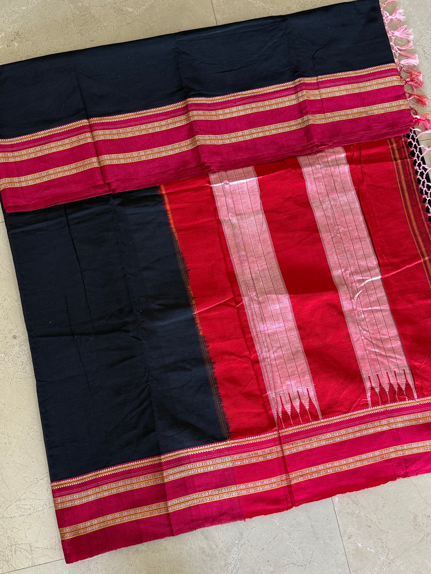 Handloom Gayatri Border ilkal Saree 04