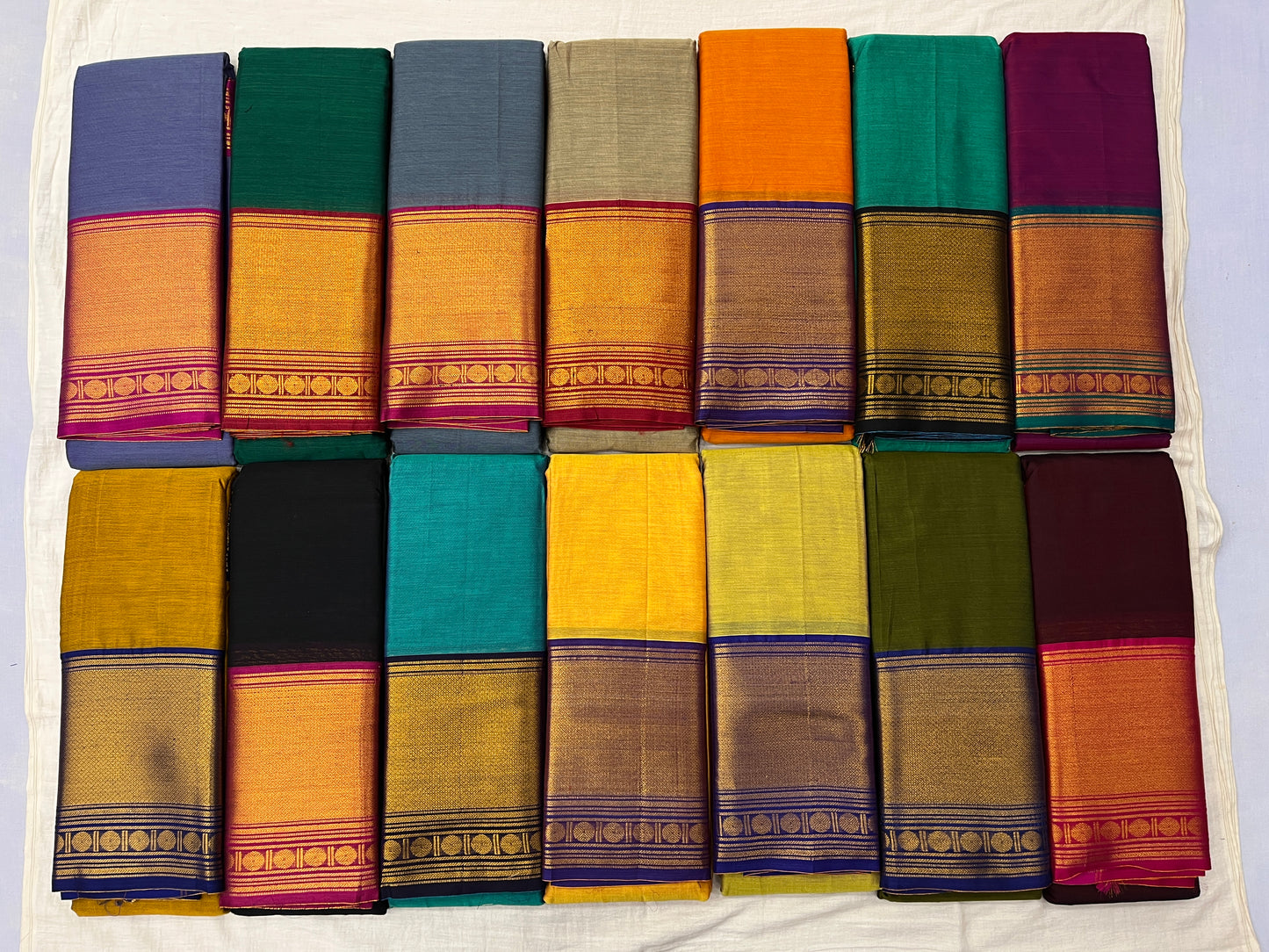 Vijaypura Big Zari Border Saree