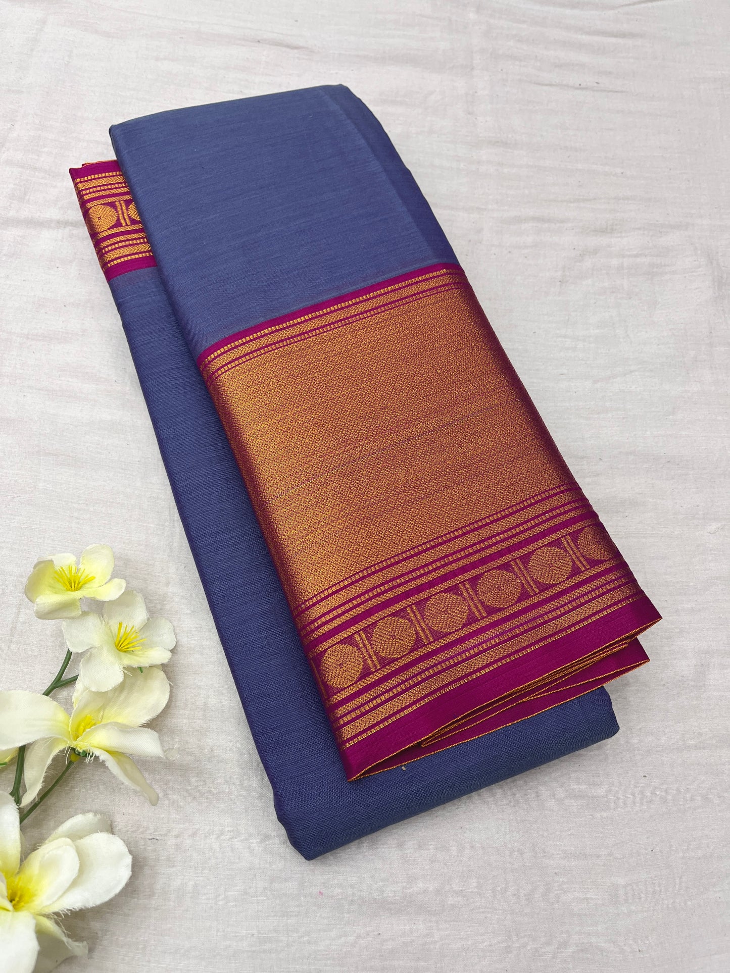 Vijaypura Big Zari Border Saree