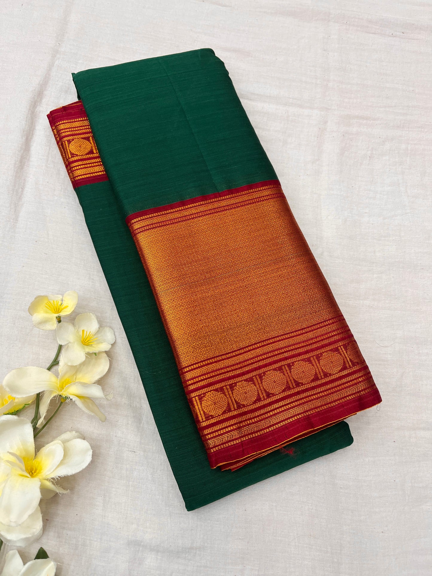 Vijaypura Big Zari Border Saree