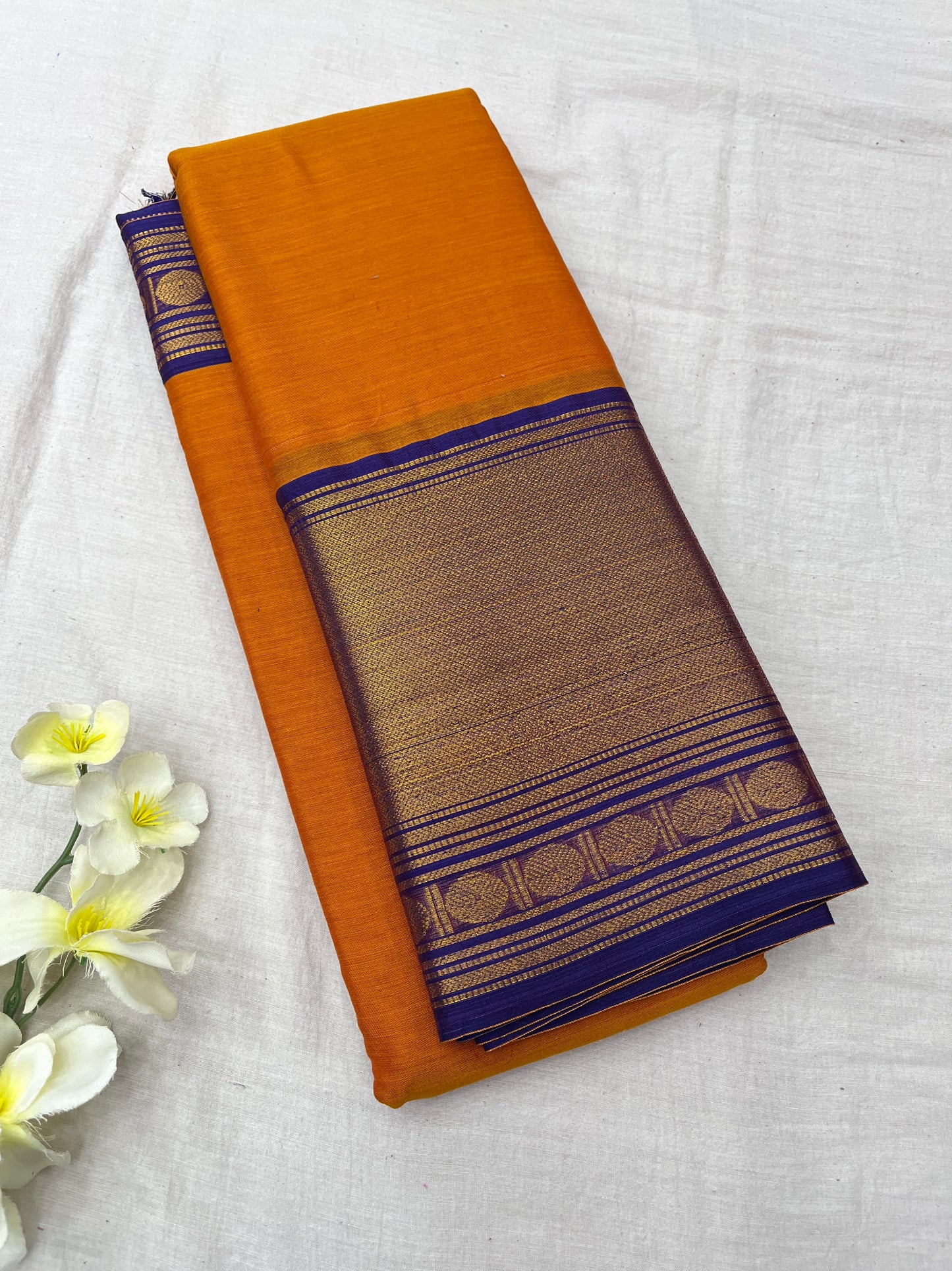 Vijaypura Big Zari Border Saree