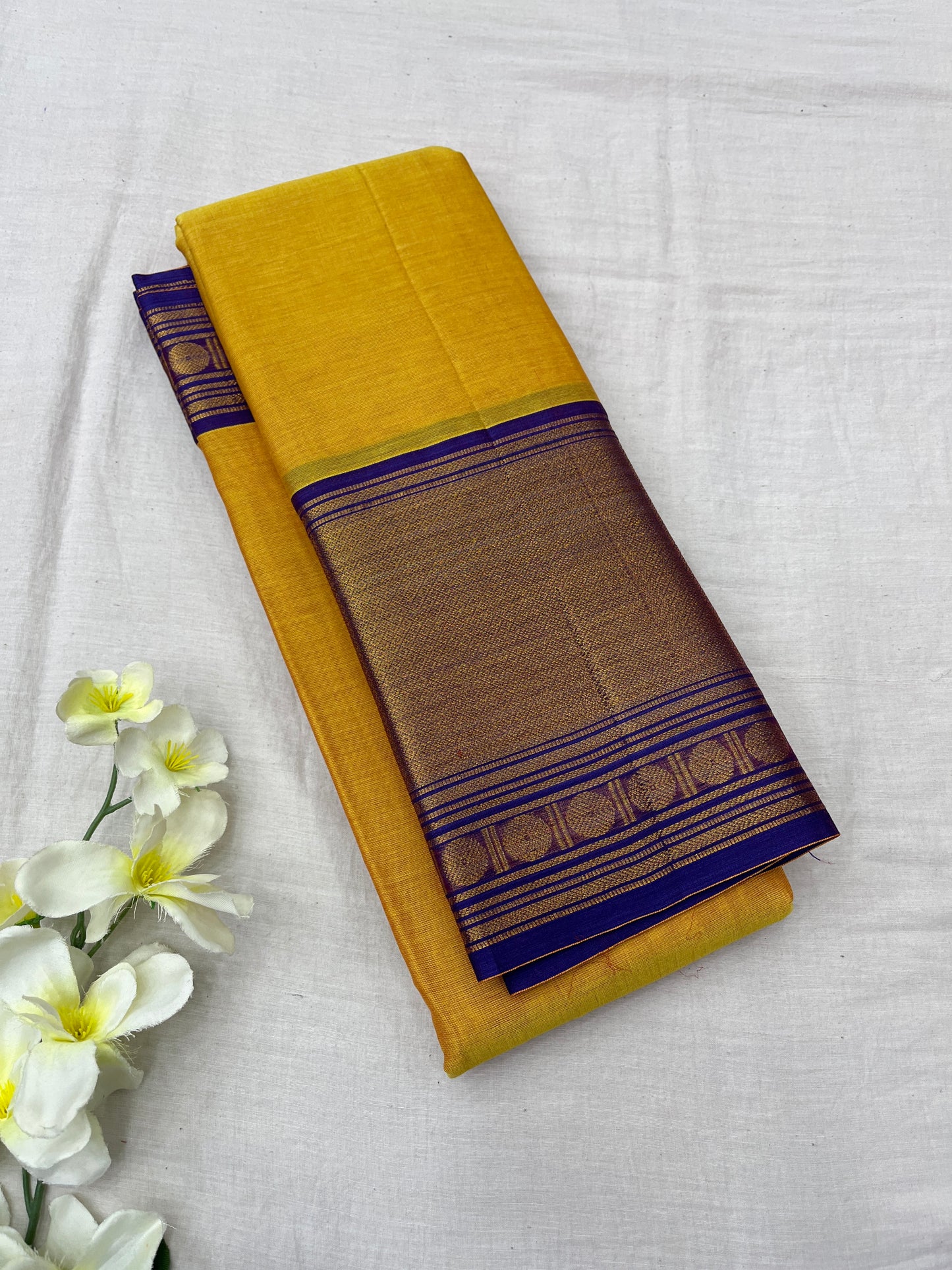 Vijaypura Big Zari Border Saree