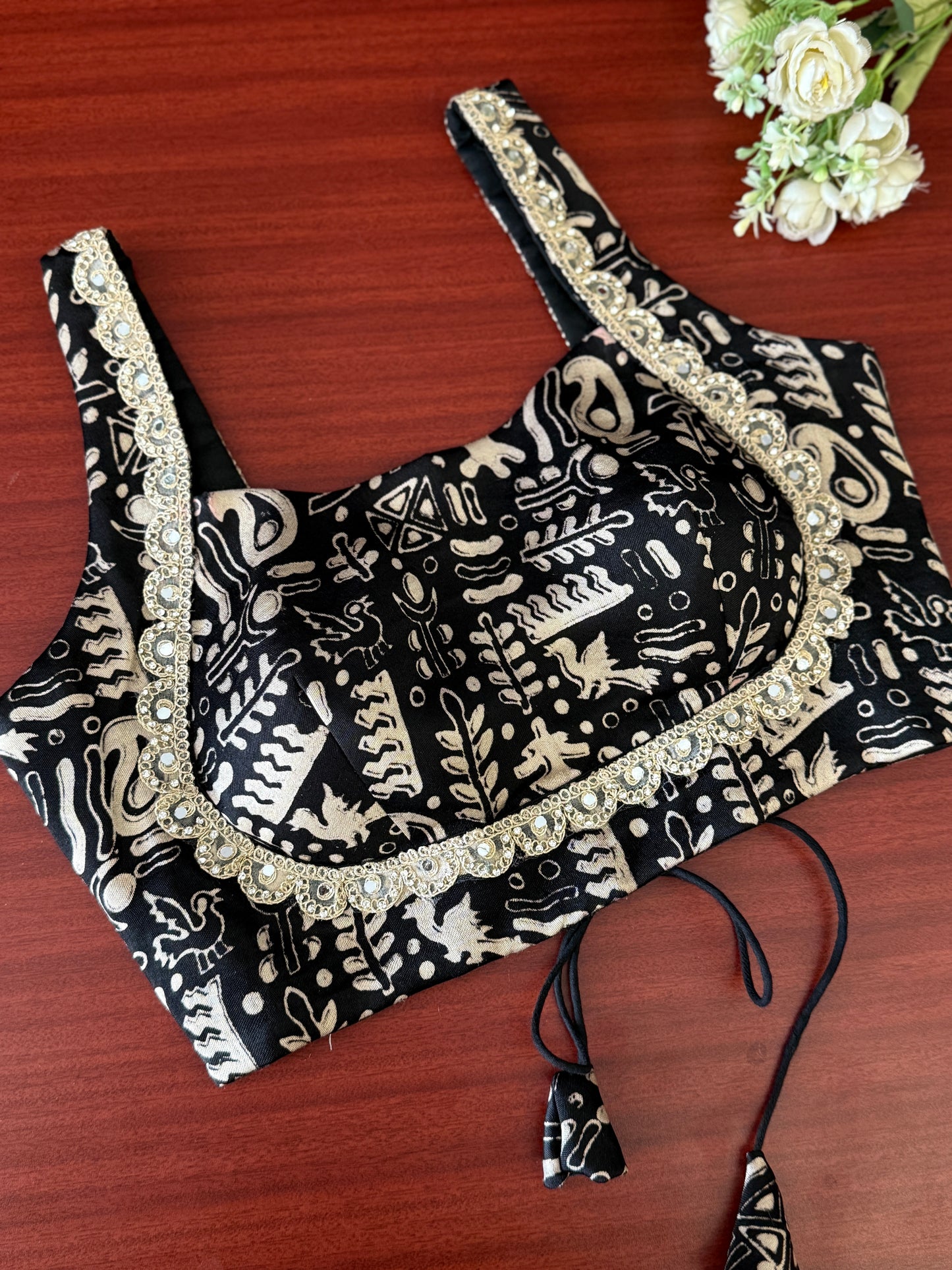 Ananya Zankar Ajrakh Blouse