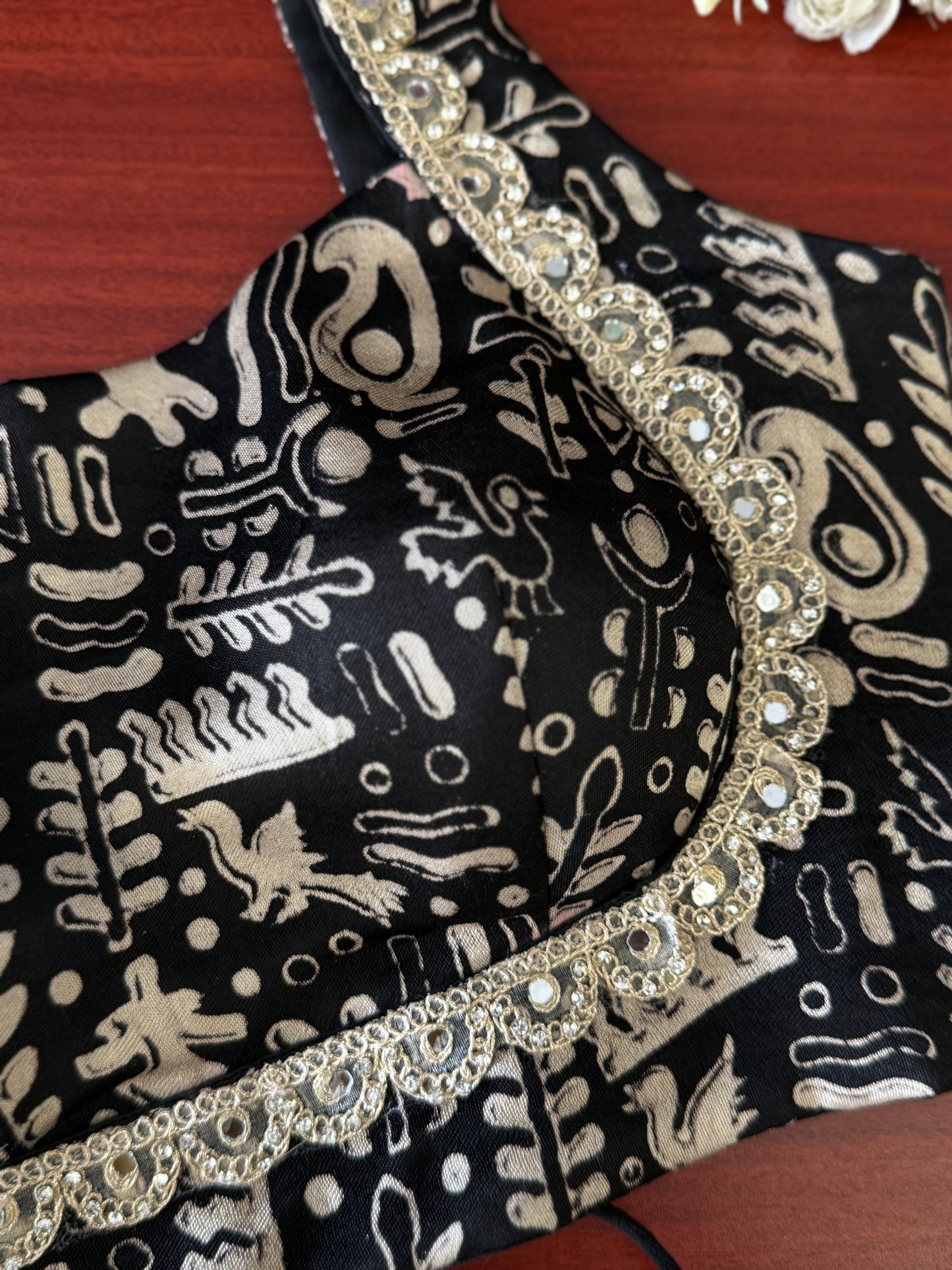 Ananya Zankar Ajrakh Blouse