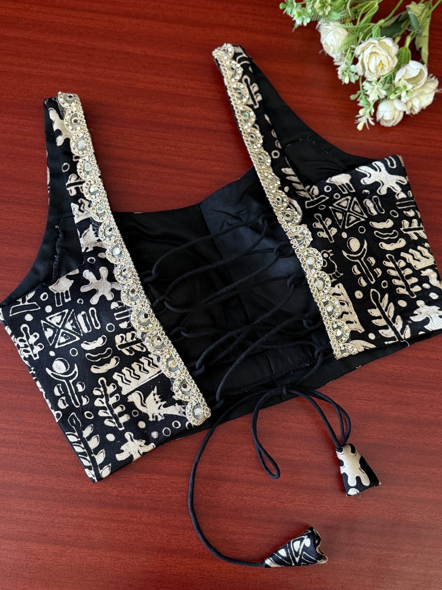 Ananya Zankar Ajrakh Blouse