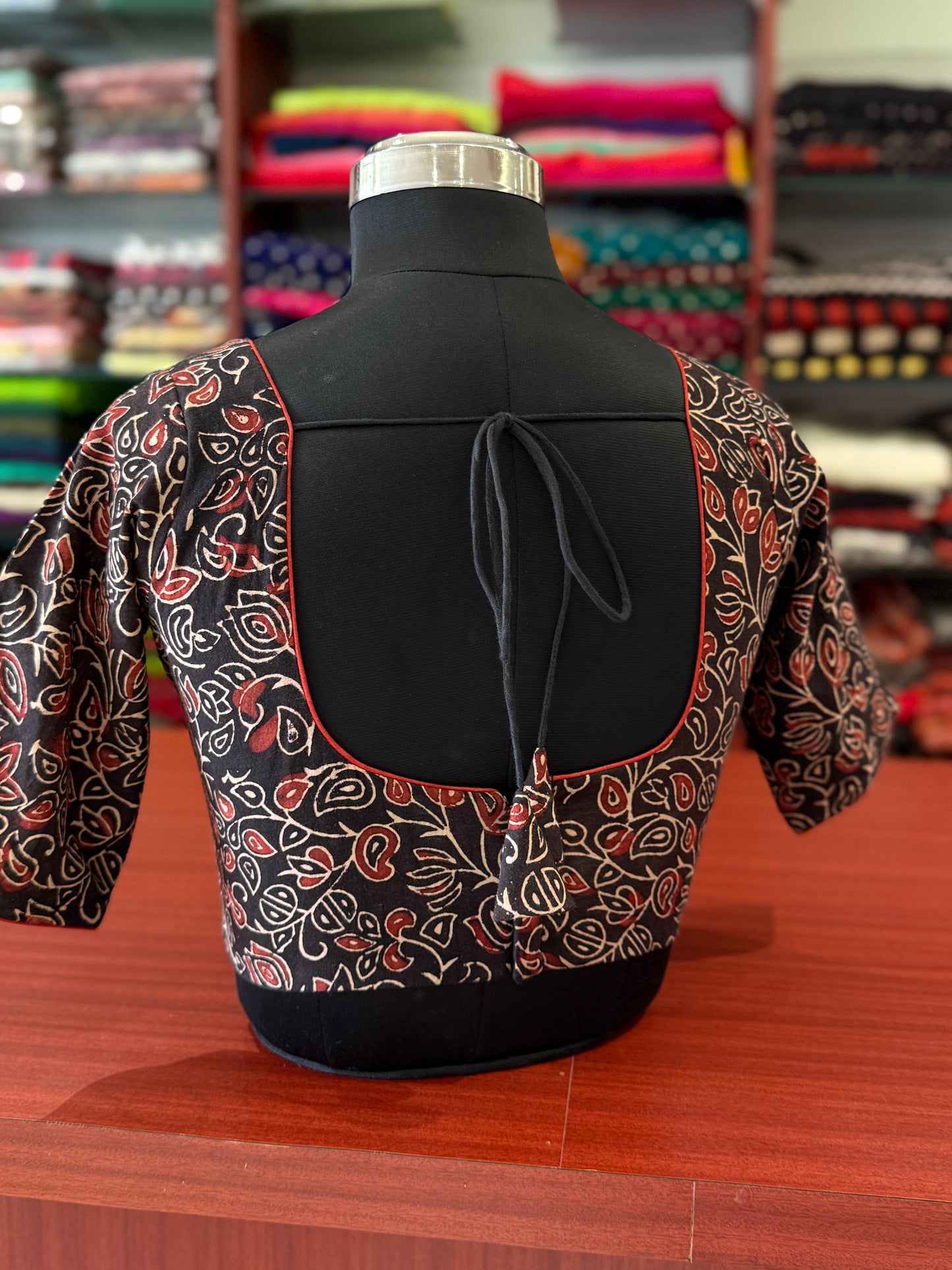 Rekha Ajrakh Sleeves Blouse