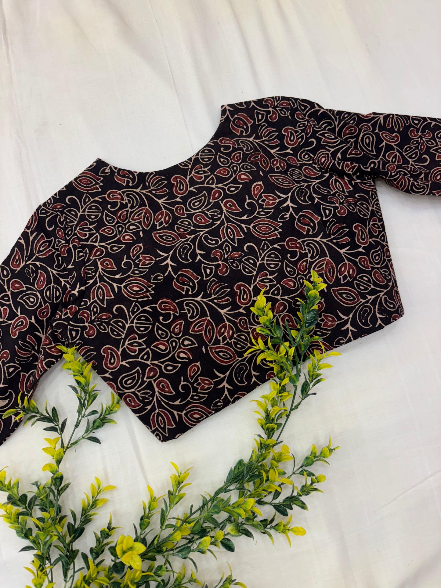Phoolera Ajrakh Formal Sleeves Blouse