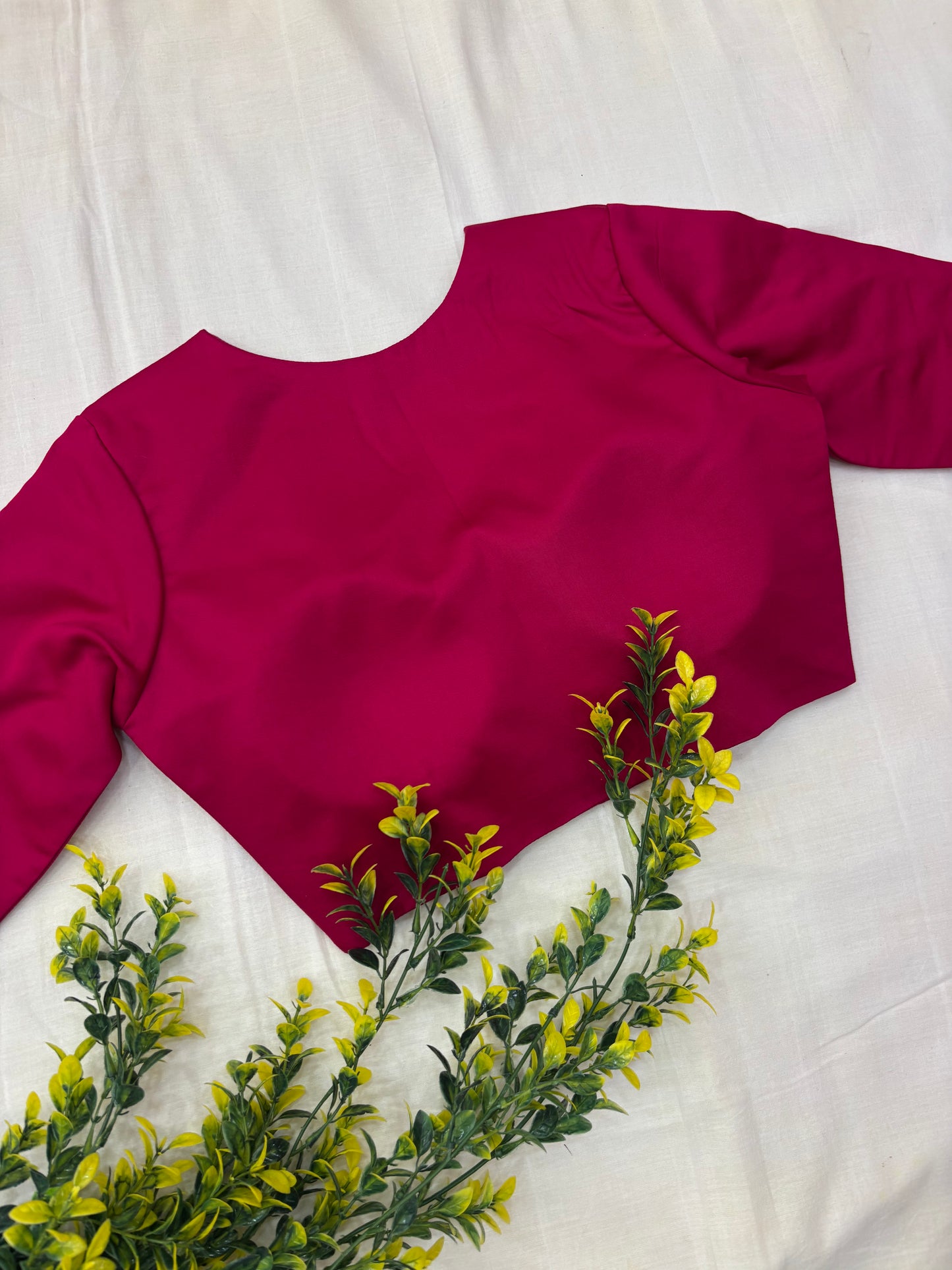 Pink Formal Sleeves Blouse