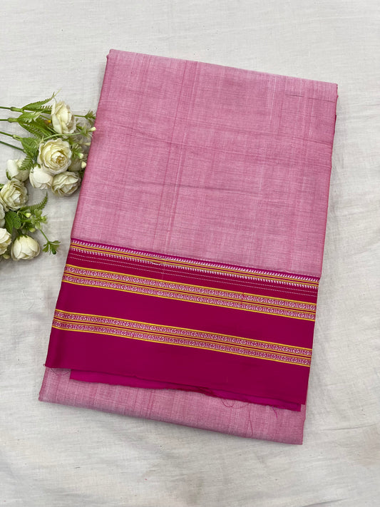 Candy Pink Viscose Ilkal Saree